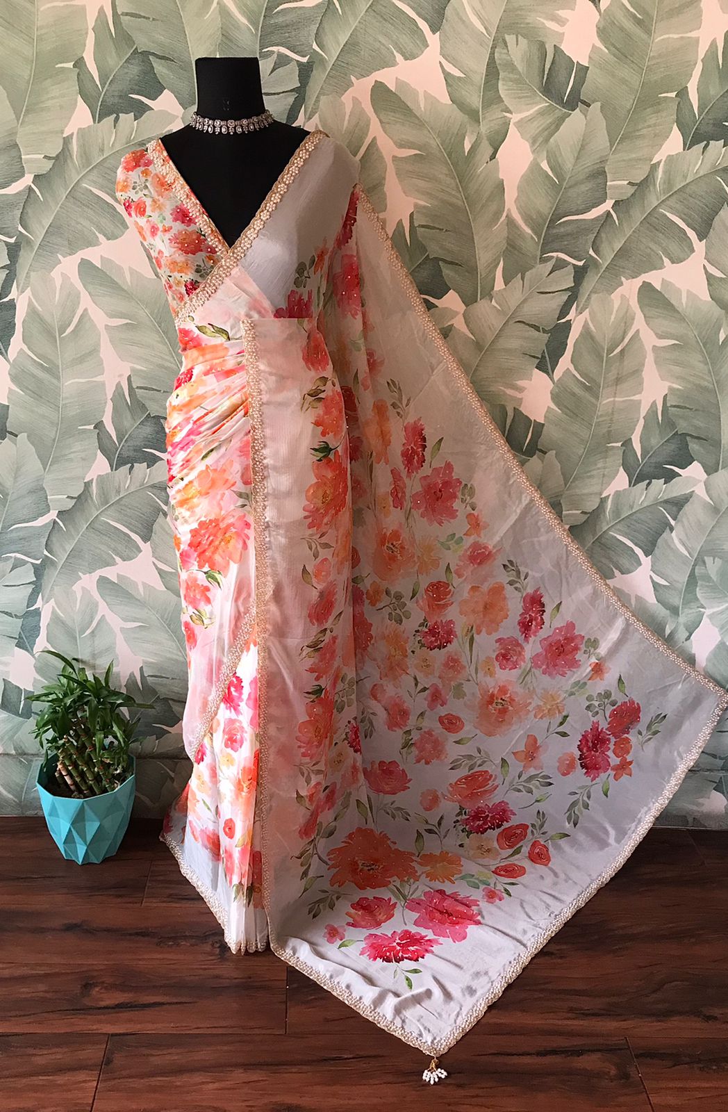 Eternally Beautiful Premium Pure Chinnon Silk Saree