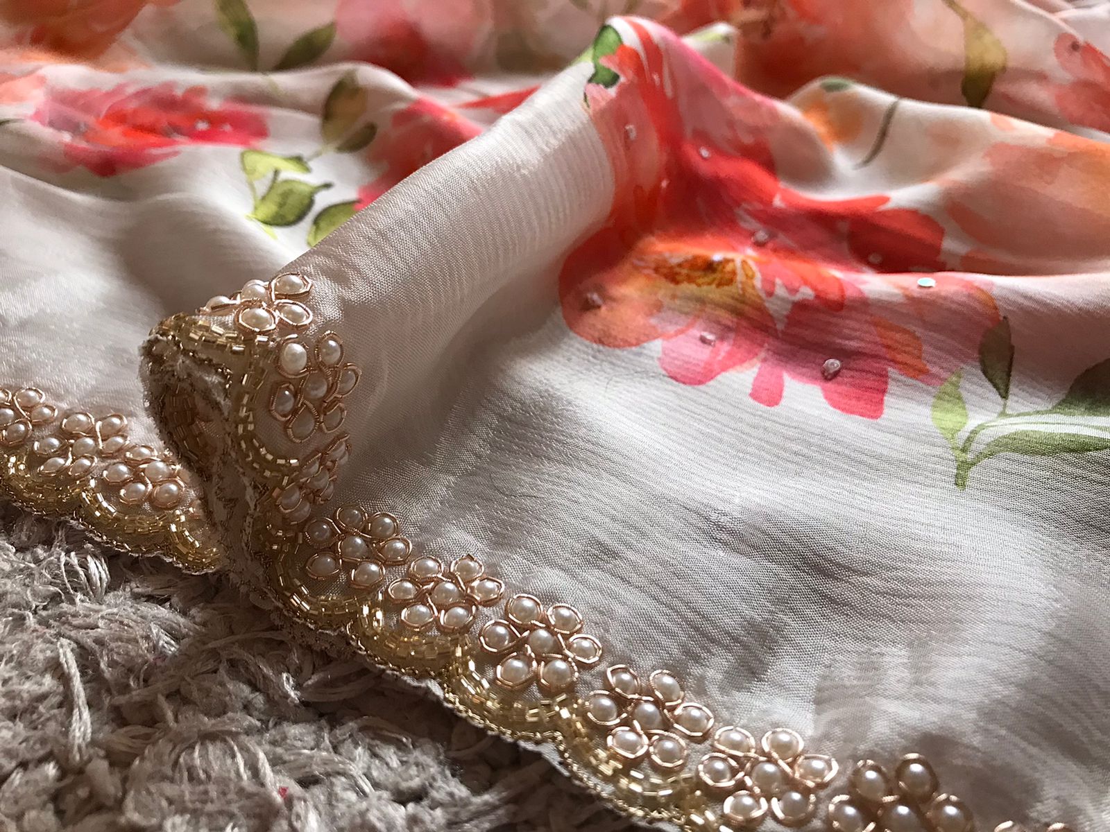 Eternally Beautiful Premium Pure Chinnon Silk Saree