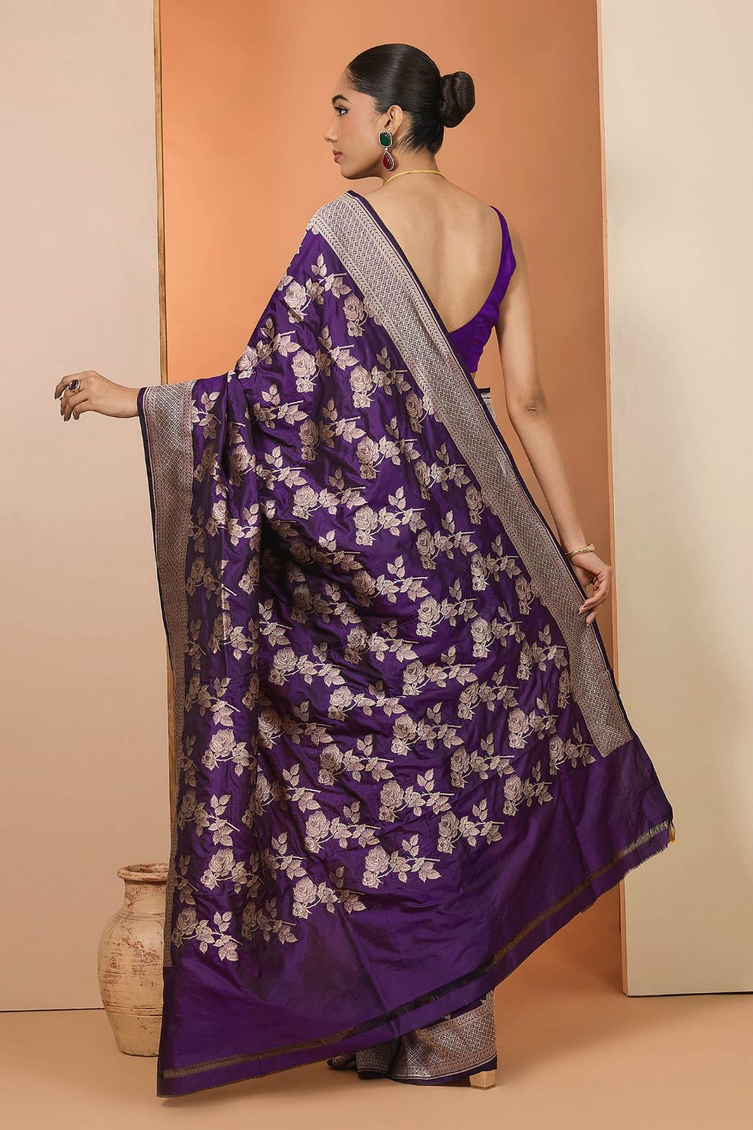 BANARASI PURE KATAN SILK HANDLOOM  WOVEN BEAUTIFUL SAREE