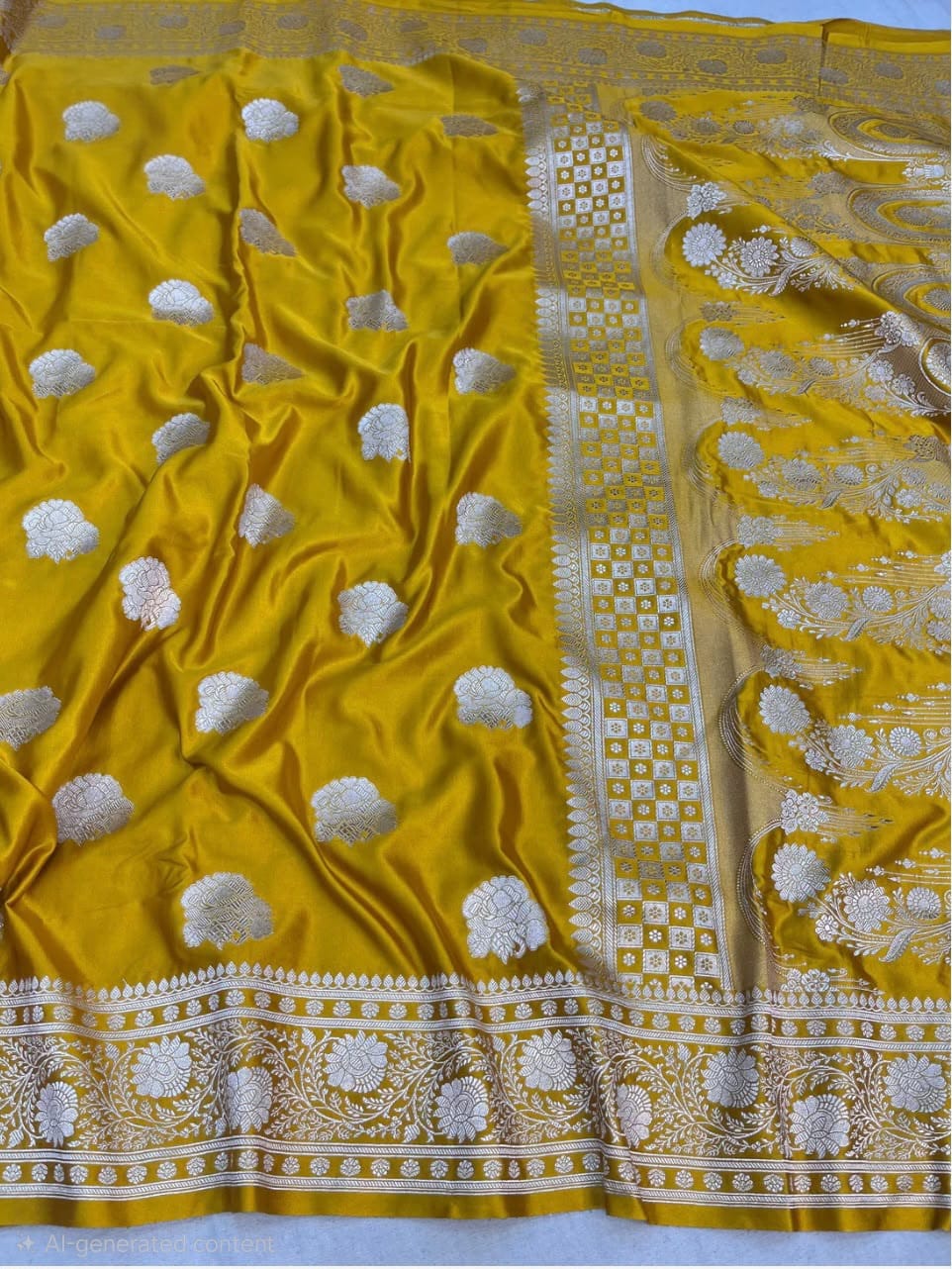 Beautiful Banaras Handloom Mashru Silk Woven Premium Quality Sarees