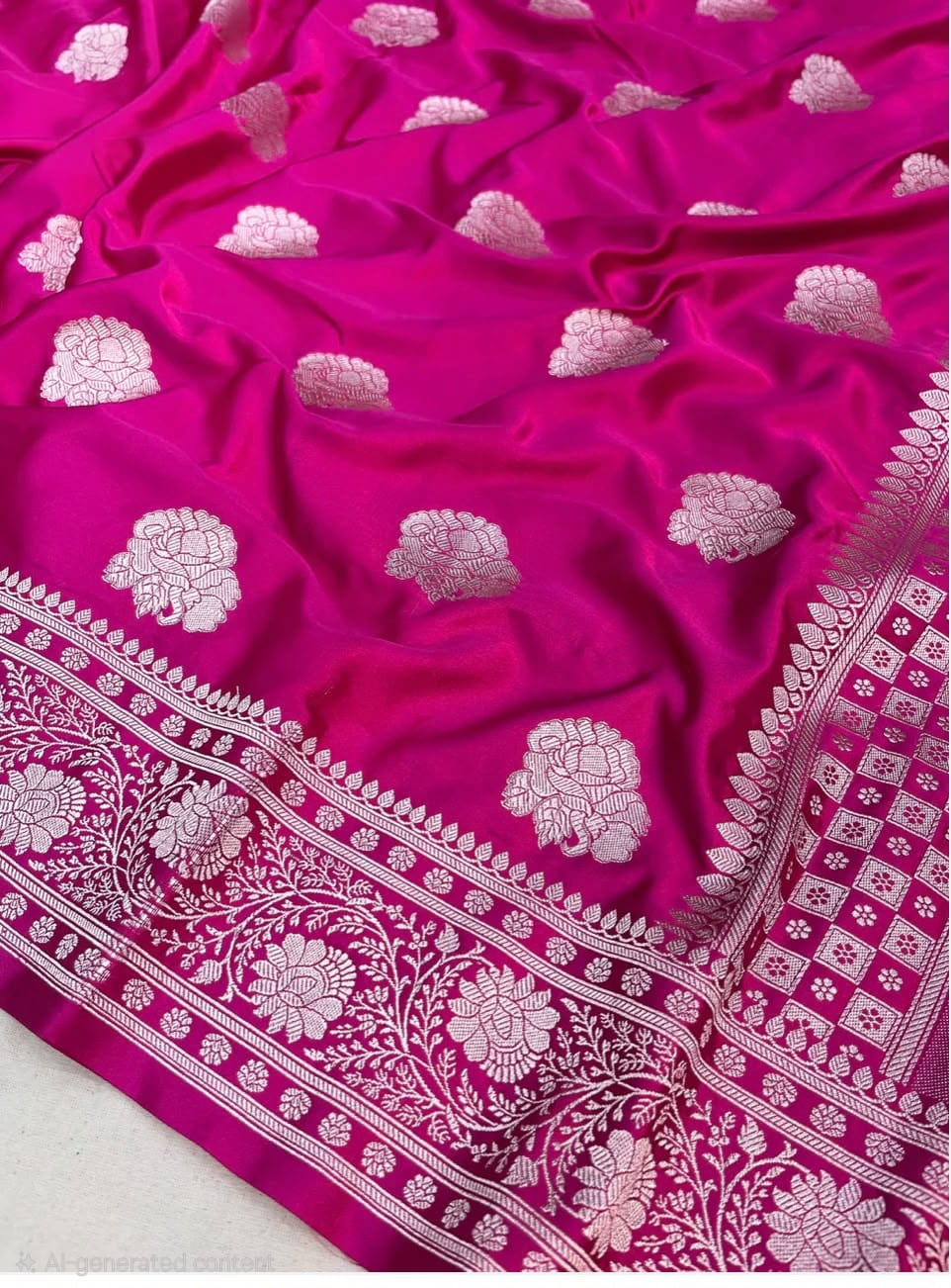 Beautiful Banaras Handloom Mashru Silk Woven Premium Quality Sarees