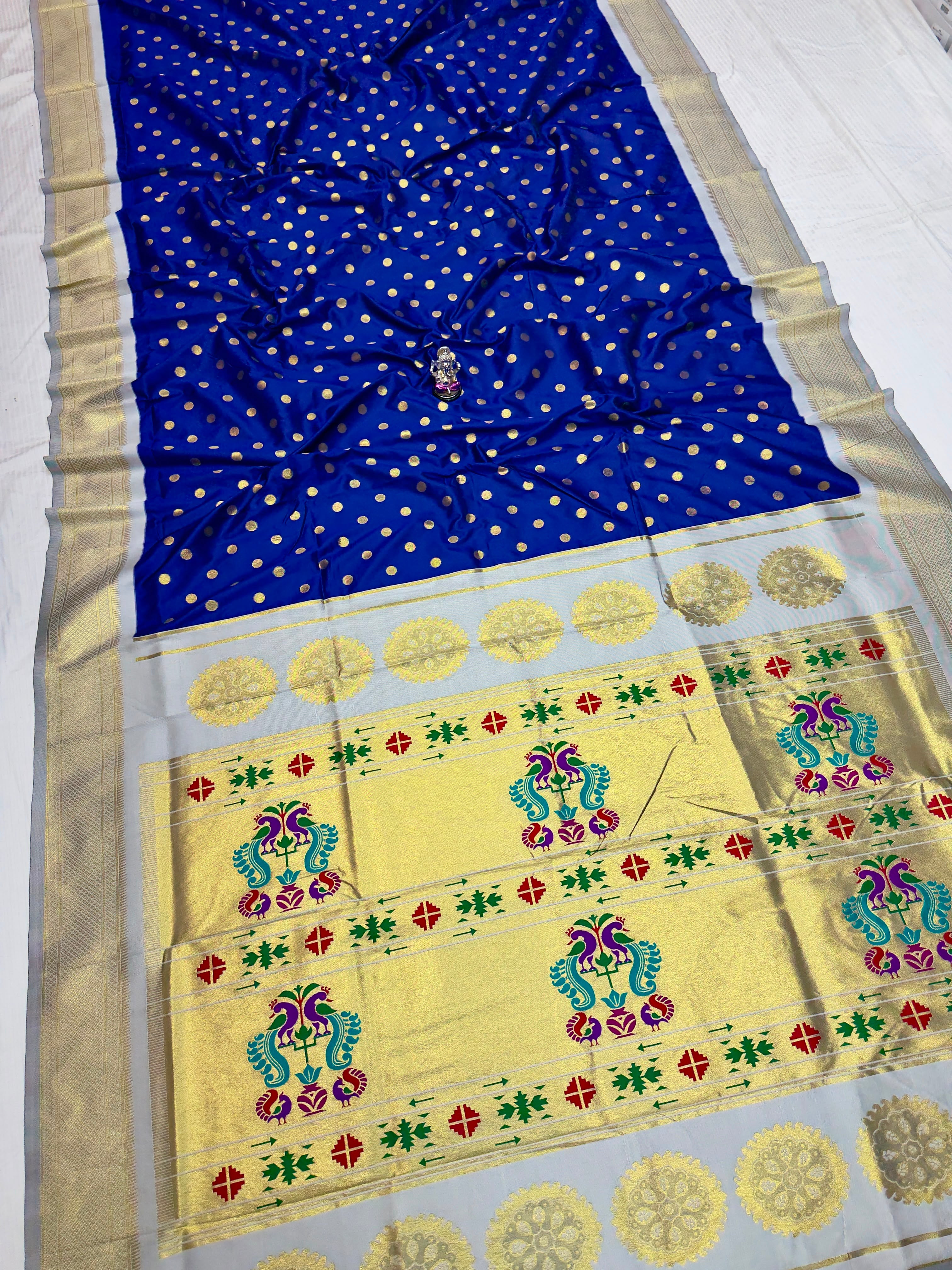 Shloka Kalanjali Paithani Premium Katan Silk Saree