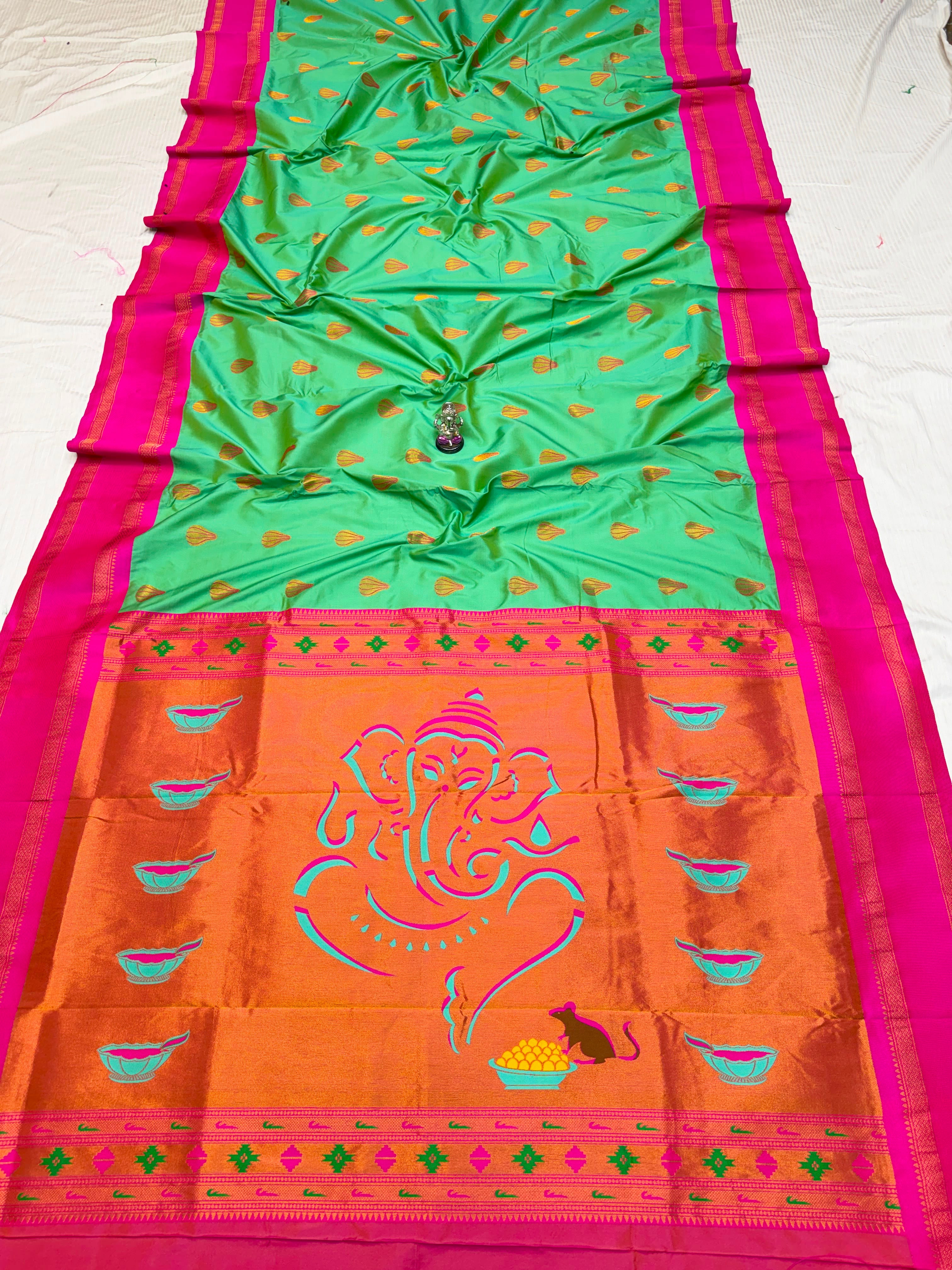 Shree Modak Paithani Premium Katan Silk Saree