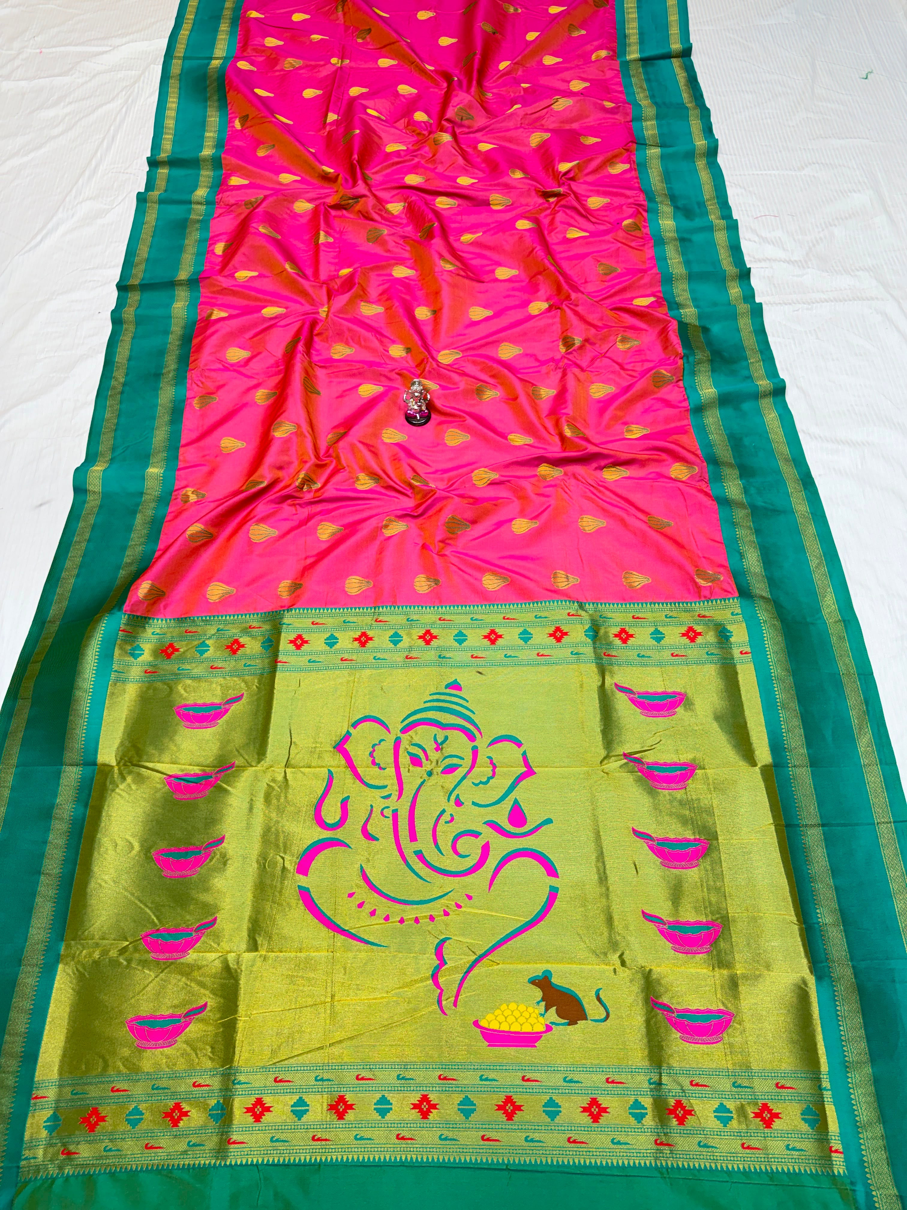 Shree Modak Paithani Premium Katan Silk Saree