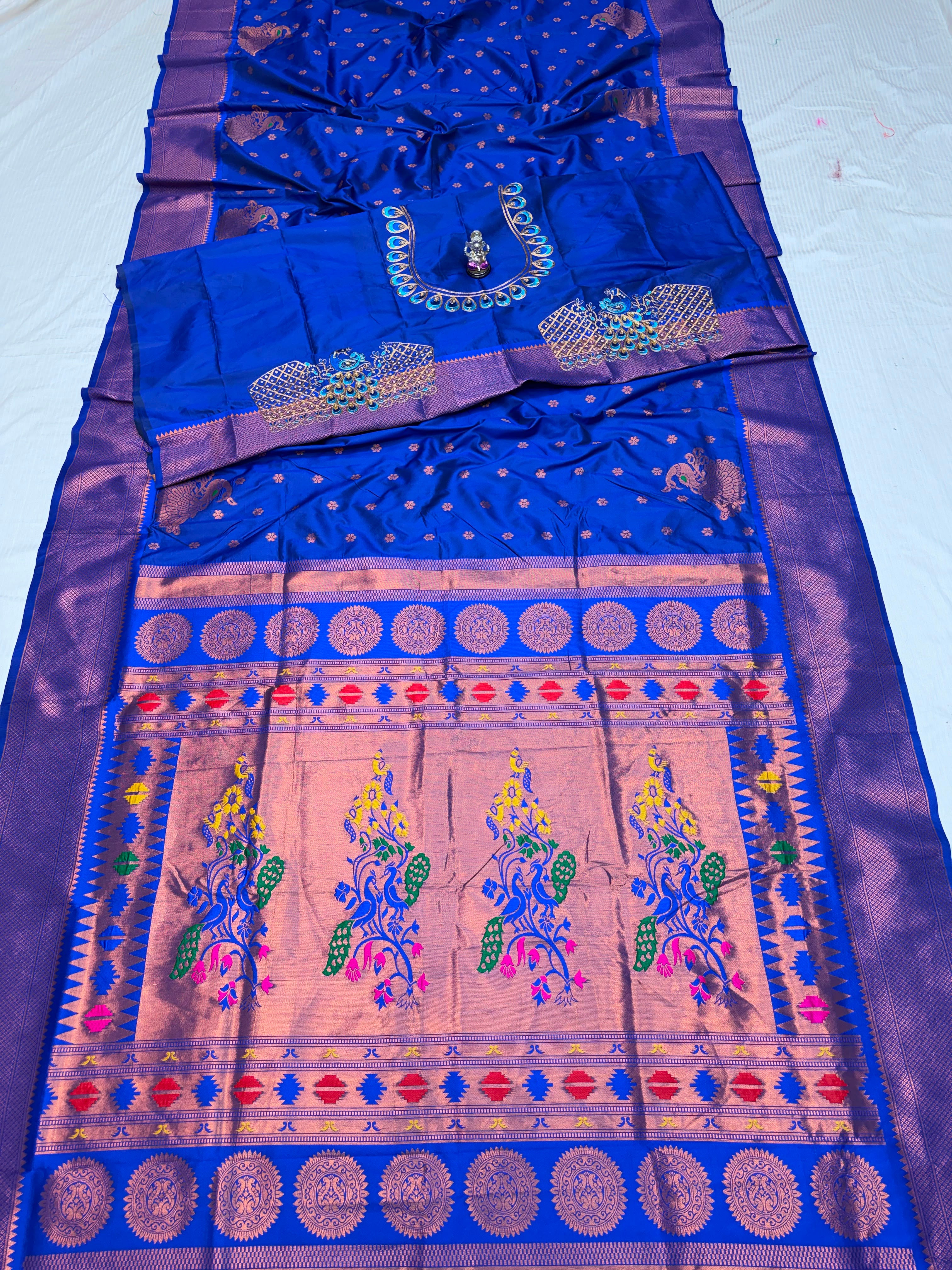 Saishaa Kalanjali Premium Tana Silk Paithani Saree
