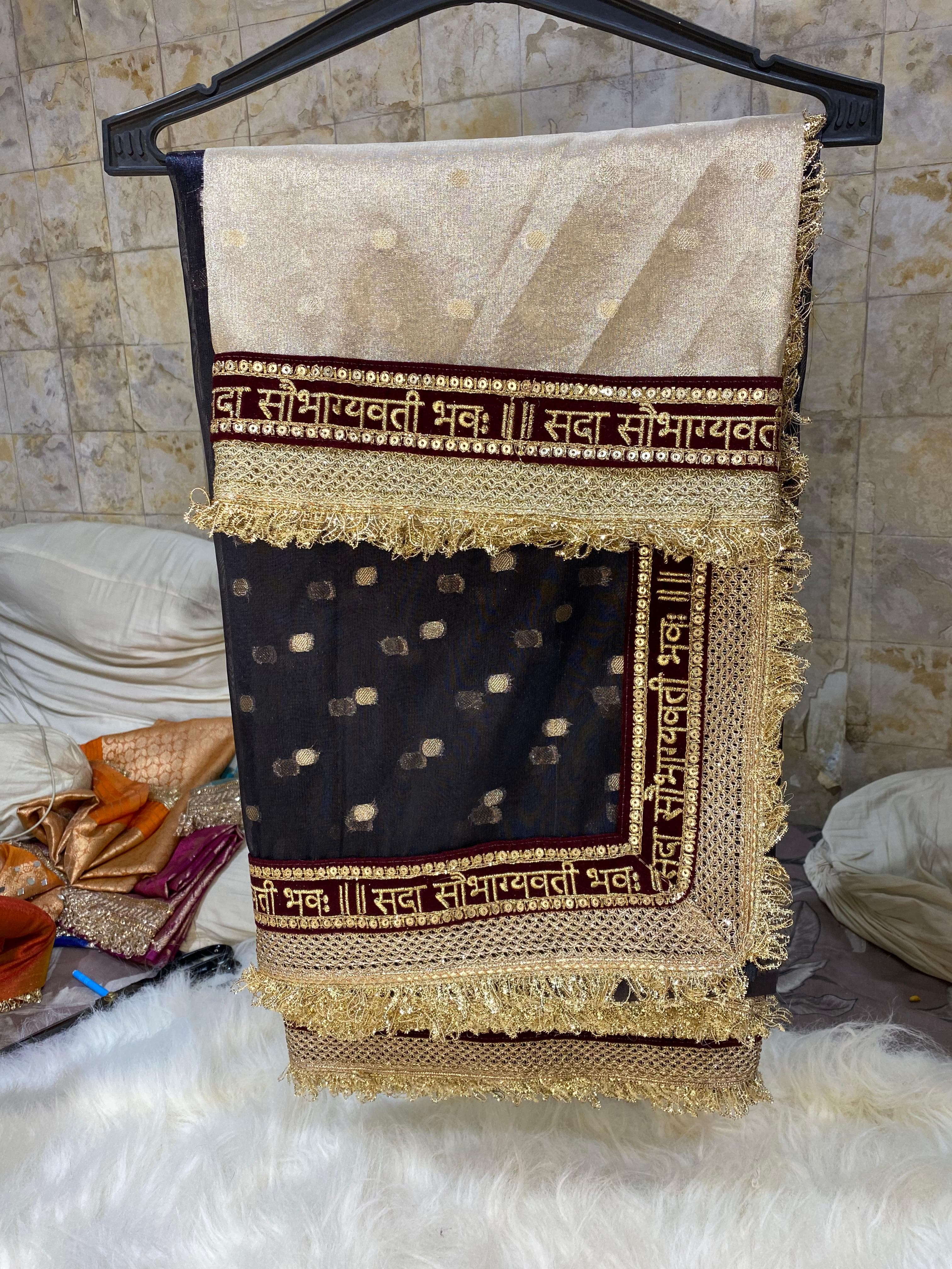Beautiful Banarasi Soft Tissue Silk Dulhan Ki Saree
