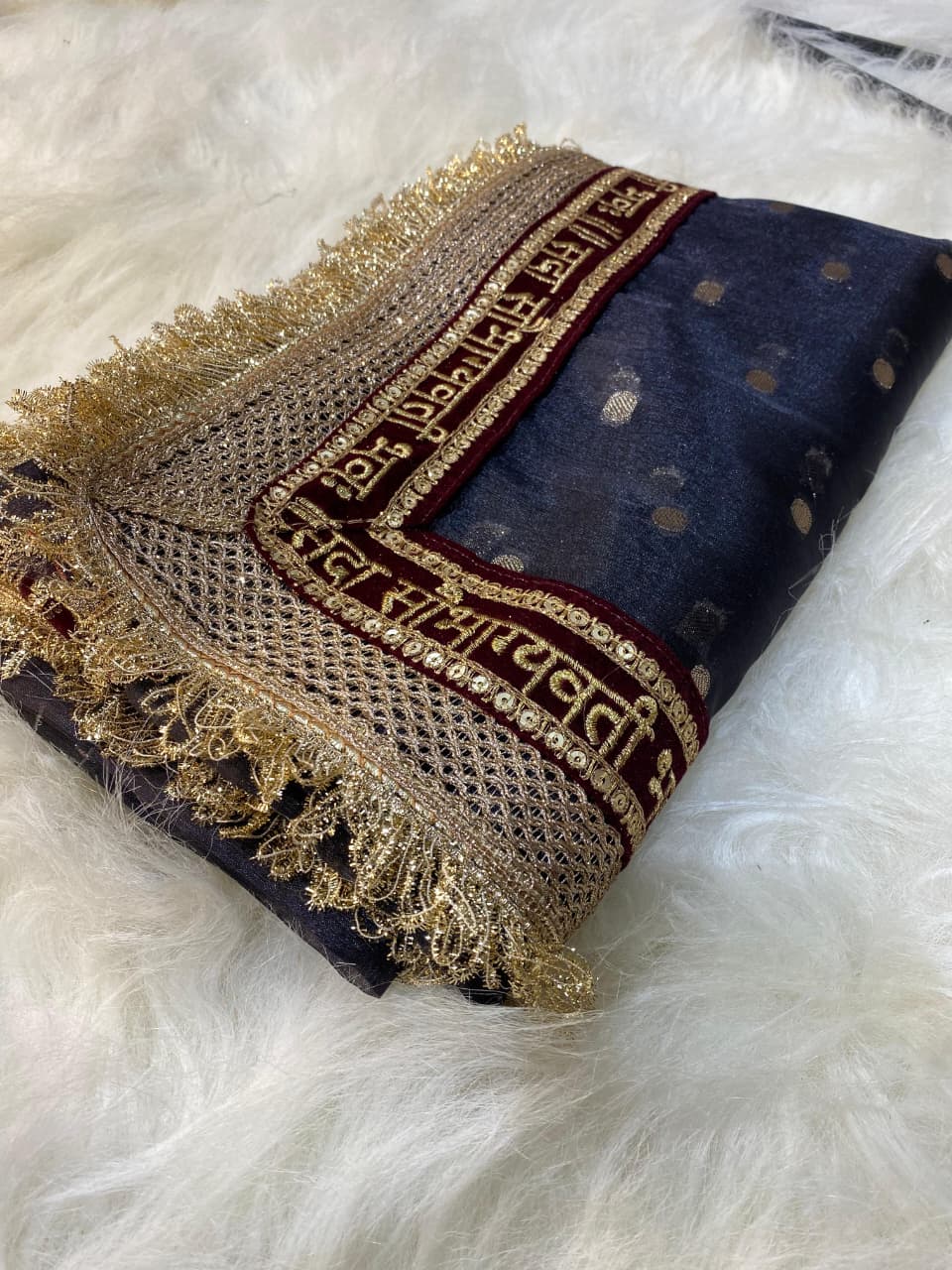 Beautiful Banarasi Soft Tissue Silk Dulhan Ki Saree