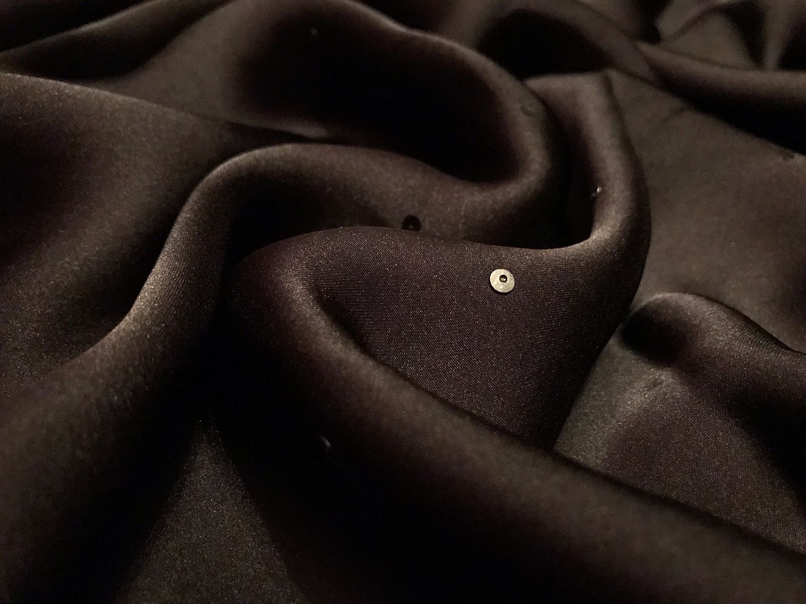 Black Premium Pure Crepe Silk Saree Luxury Zardozi Handwork