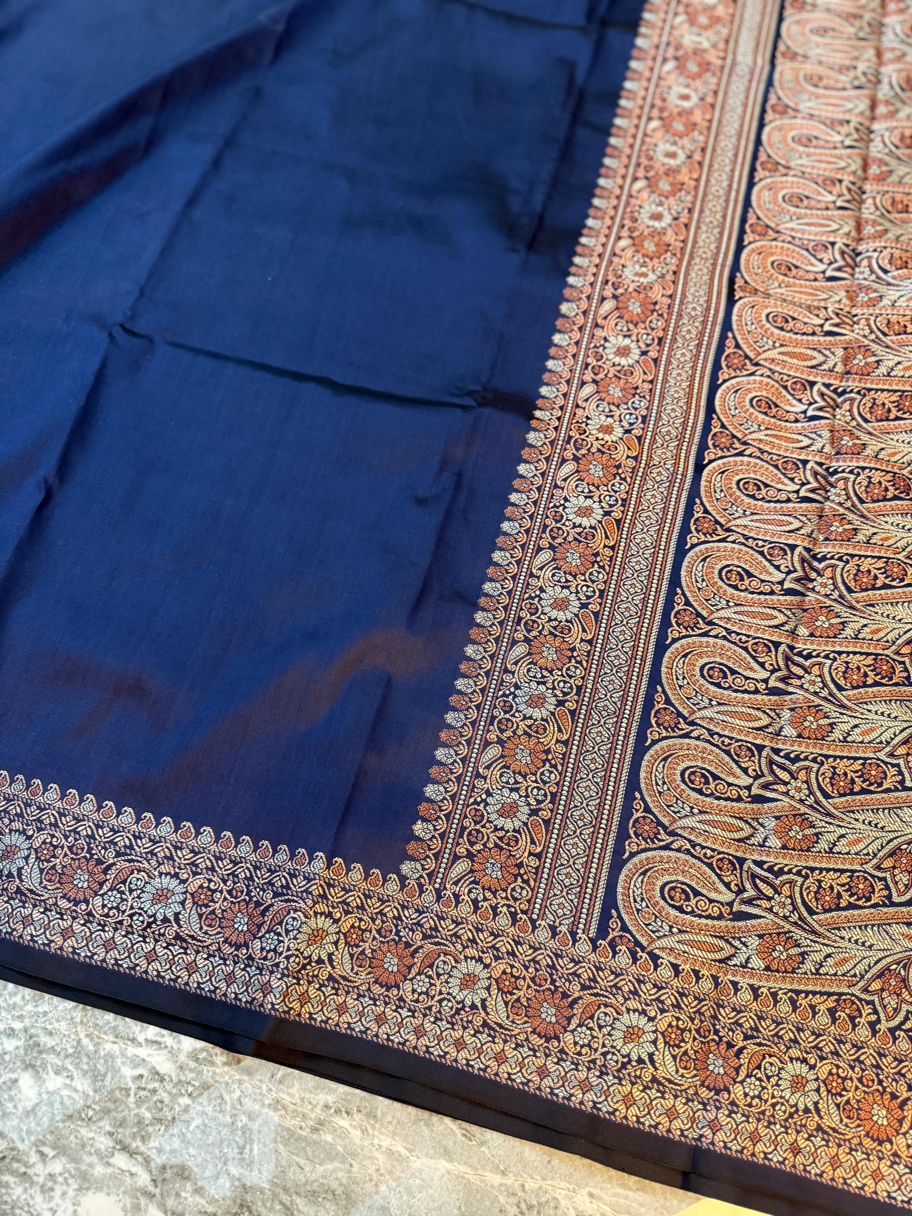 Beautiful Banarasi Semi Mashru Silk Woven Premium Quality Saree