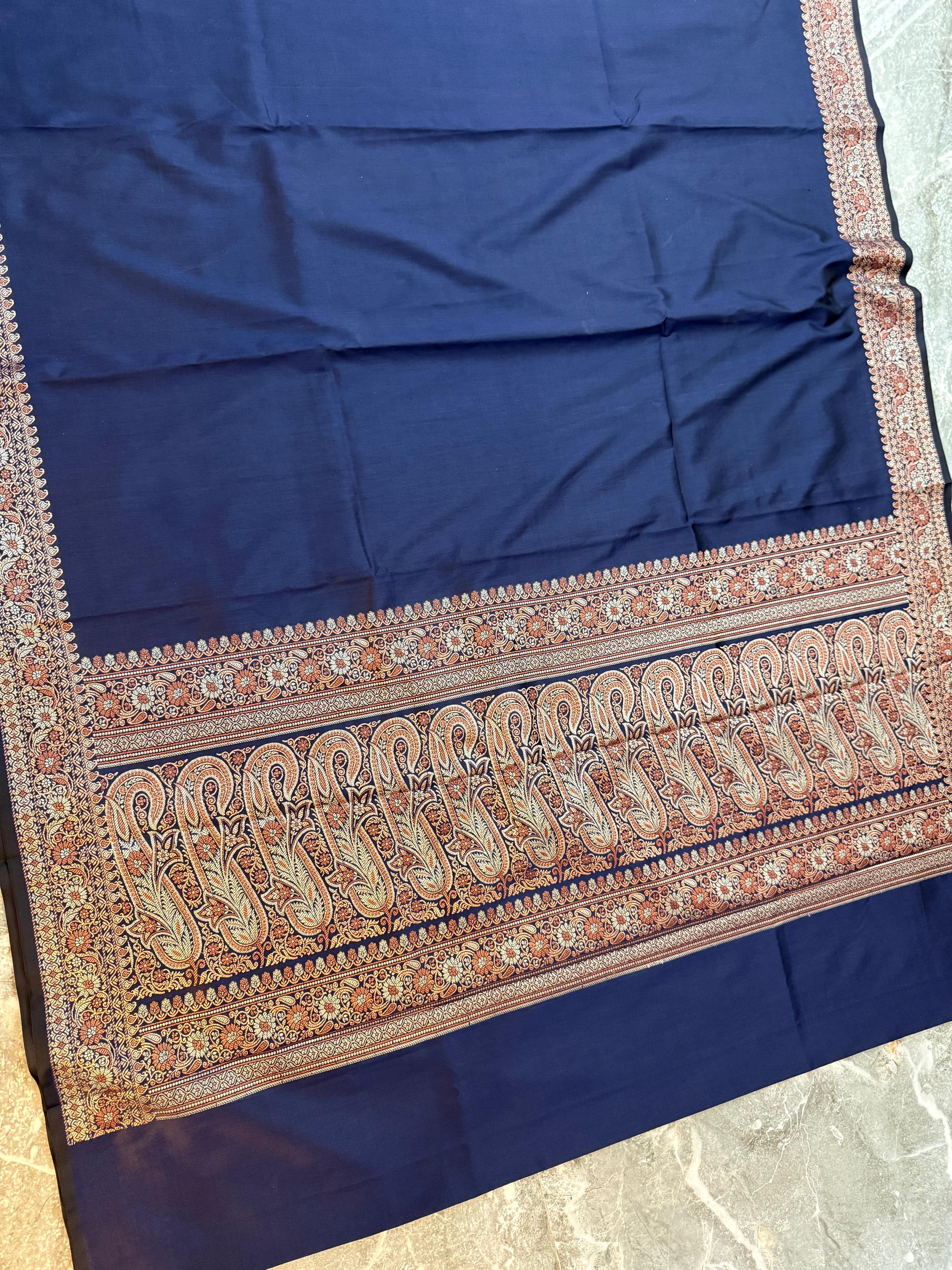 Beautiful Banarasi Semi Mashru Silk Woven Premium Quality Saree