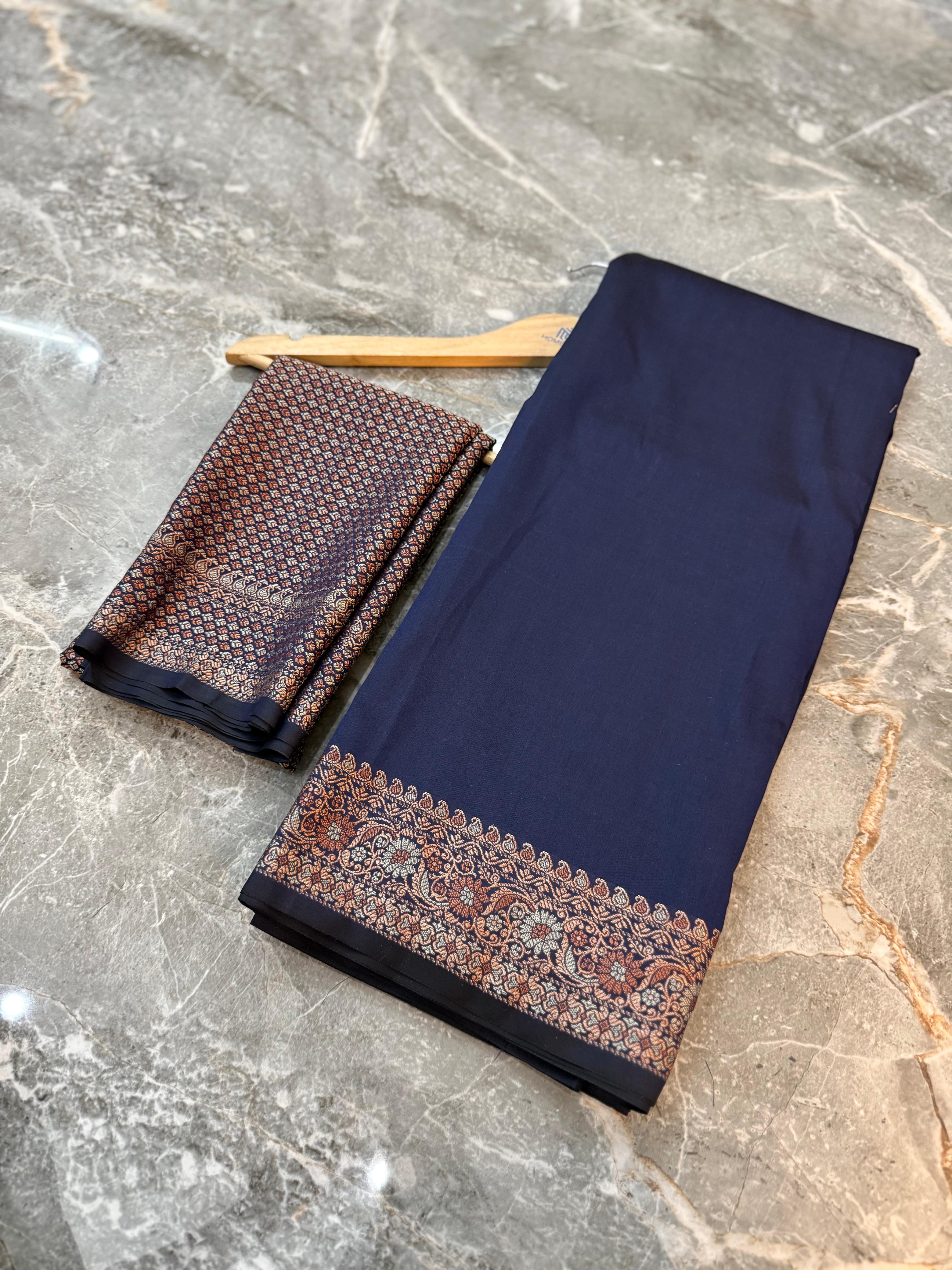 Beautiful Banarasi Semi Mashru Silk Woven Premium Quality Saree