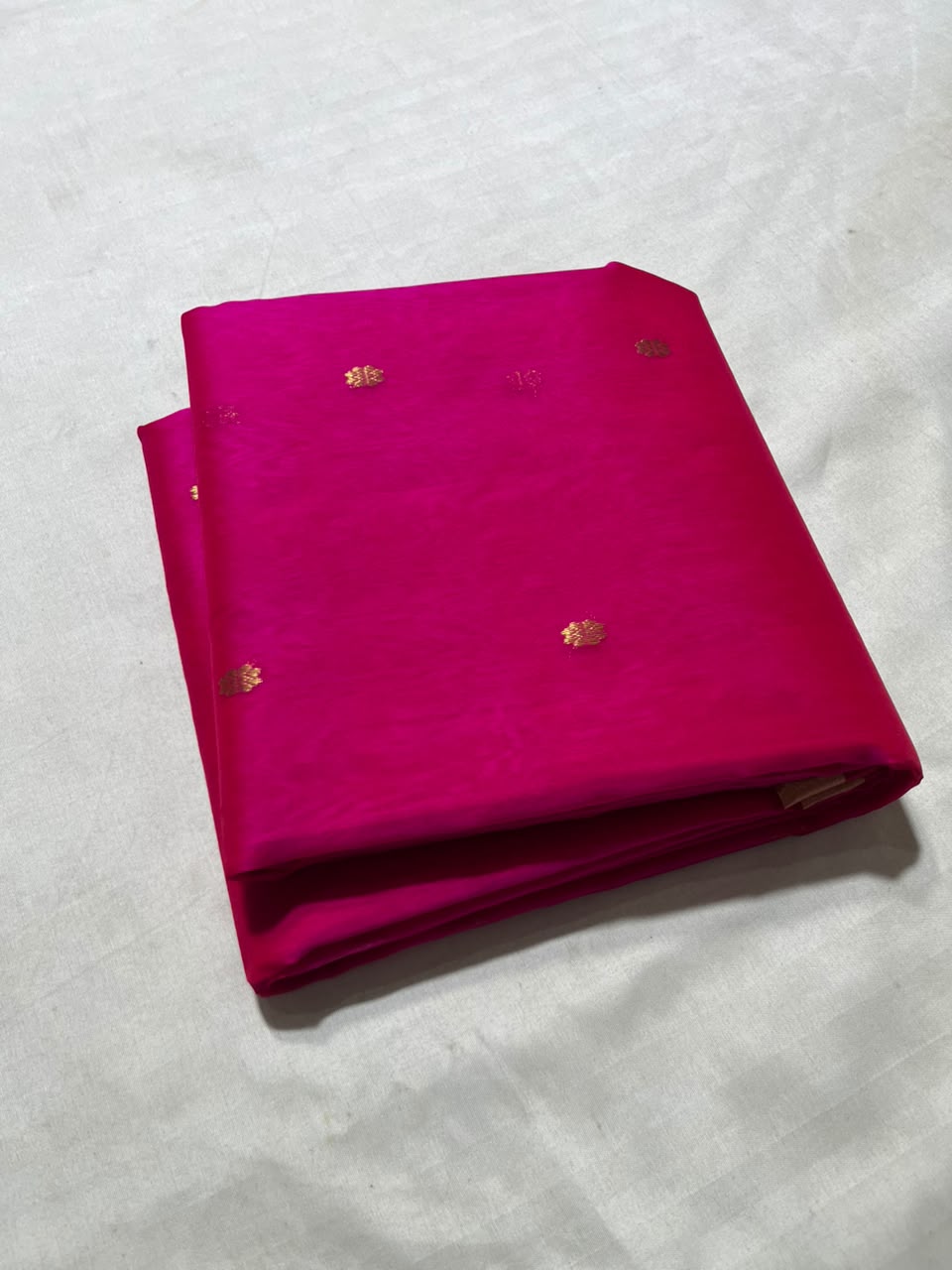 Pink Premium Katan Silk Saree with Elegant Small Zari Border