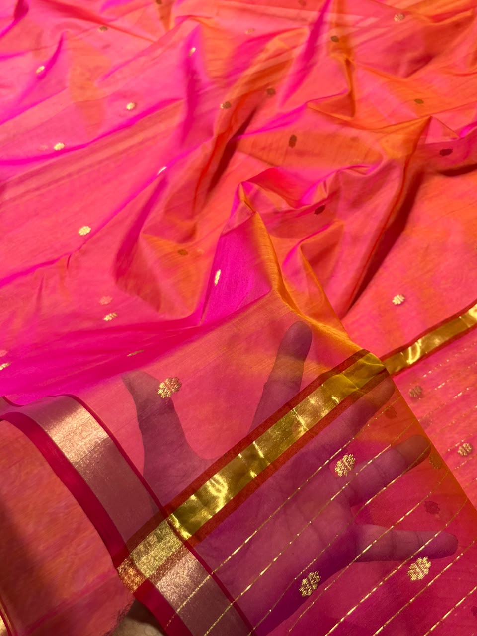 Premium Katan Silk Saree with Elegant Small Zari Border