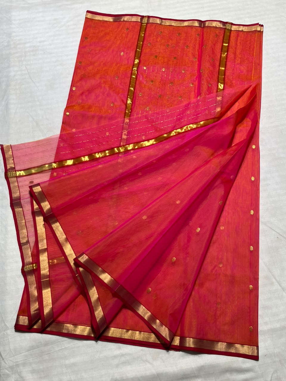 Premium Katan Silk Saree with Elegant Small Zari Border