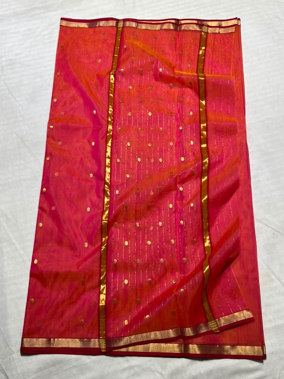 Premium Katan Silk Saree with Elegant Small Zari Border
