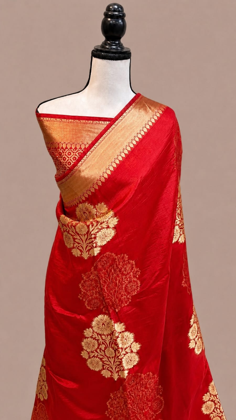 Beautiful Banaras Soft Raw Mango Silk Woven Premium Quality Saree