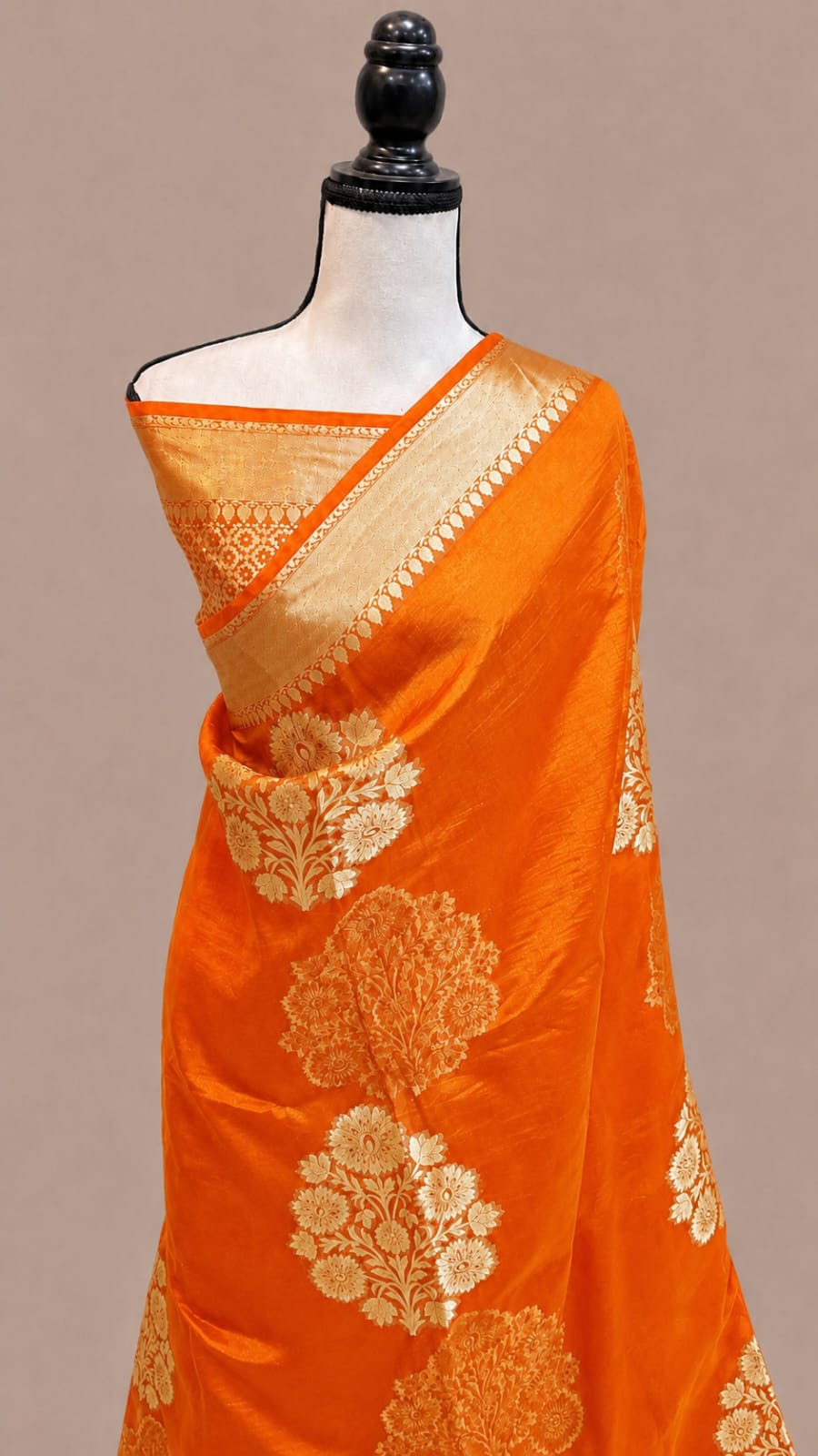 Beautiful Banaras Soft Raw Mango Silk Woven Premium Quality Saree