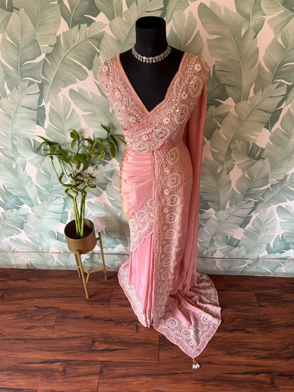 Rekha Ji Inspired Premium Pure Kanchipuram Zari Tissue Silk Saree