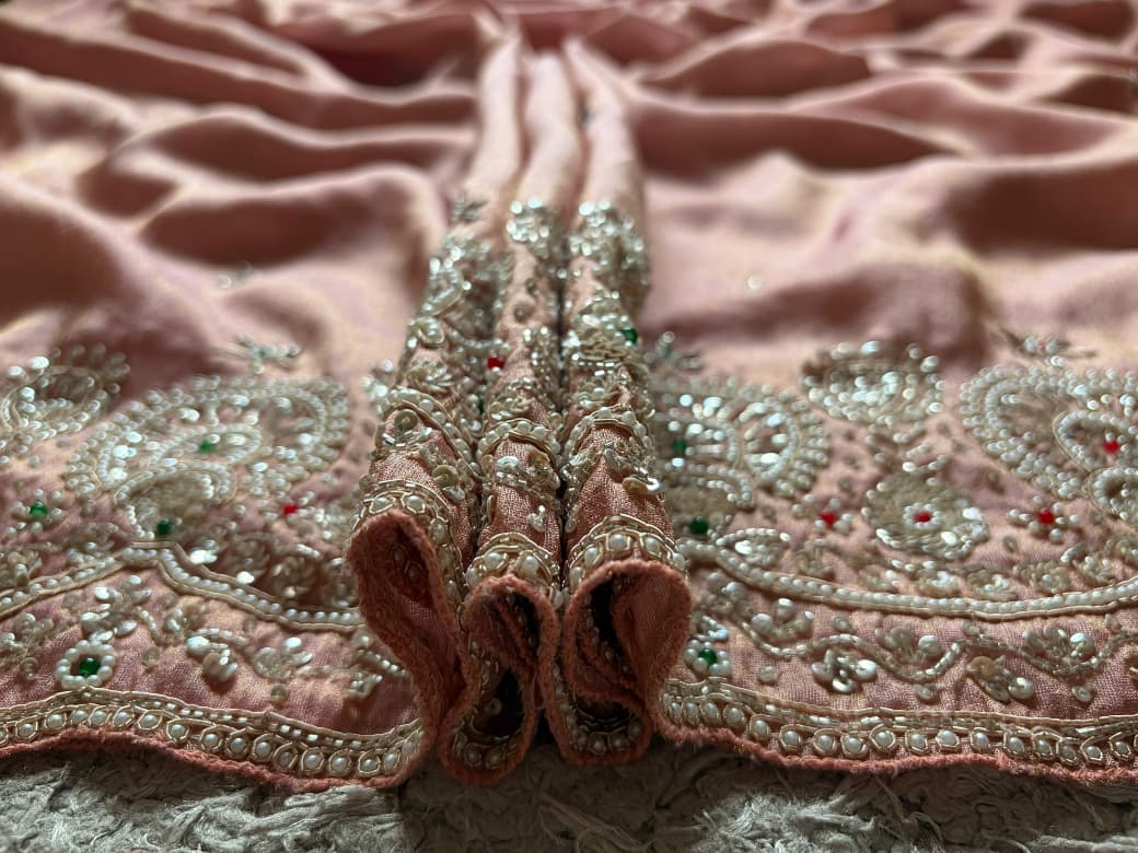 Rekha Ji Inspired Premium Pure Kanchipuram Zari Tissue Silk Saree