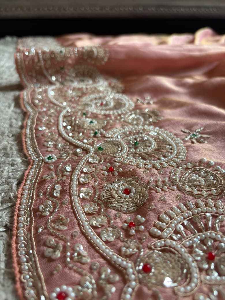 Rekha Ji Inspired Premium Pure Kanchipuram Zari Tissue Silk Saree