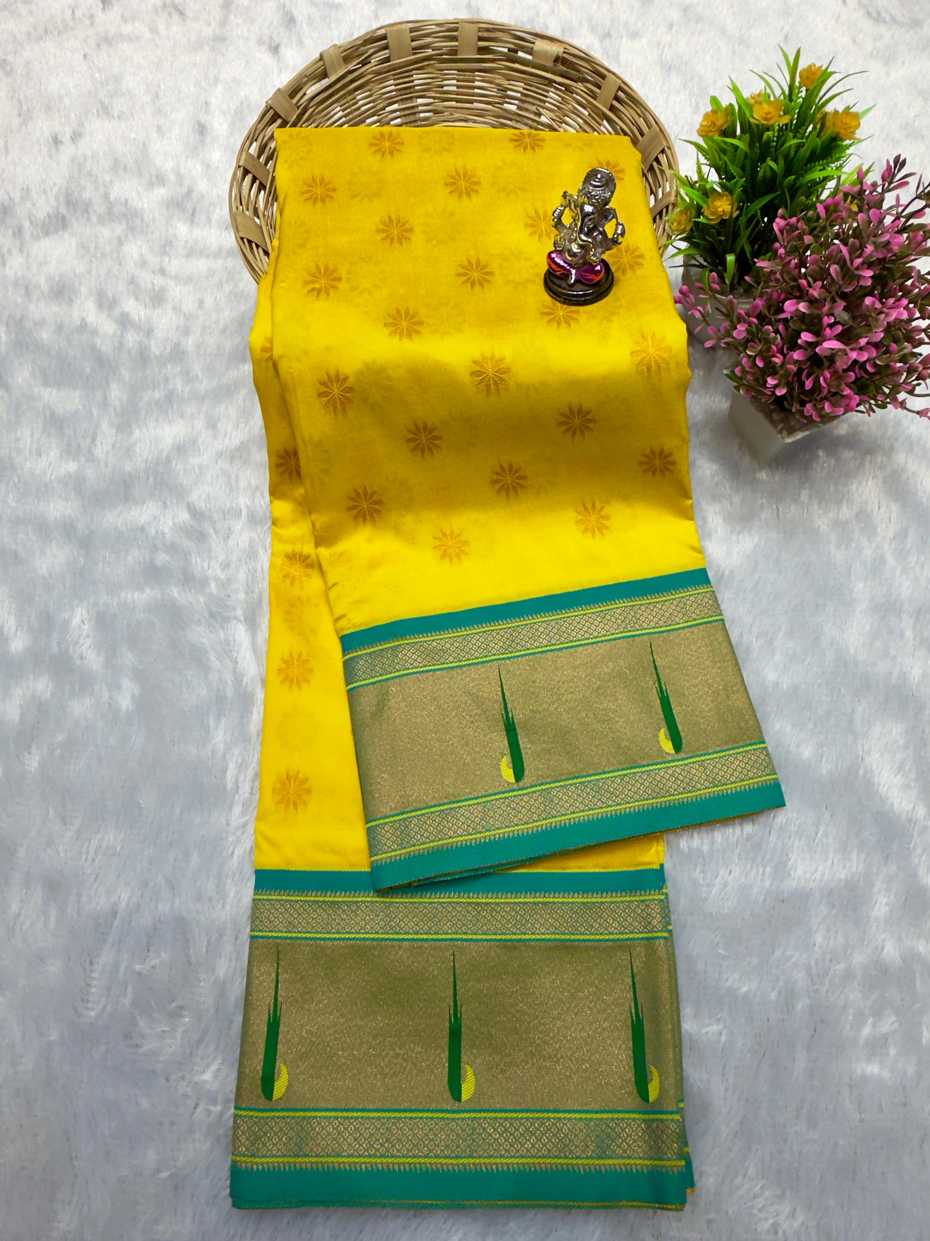 Kadiyal Paithani – Premium Katan Silk Saree