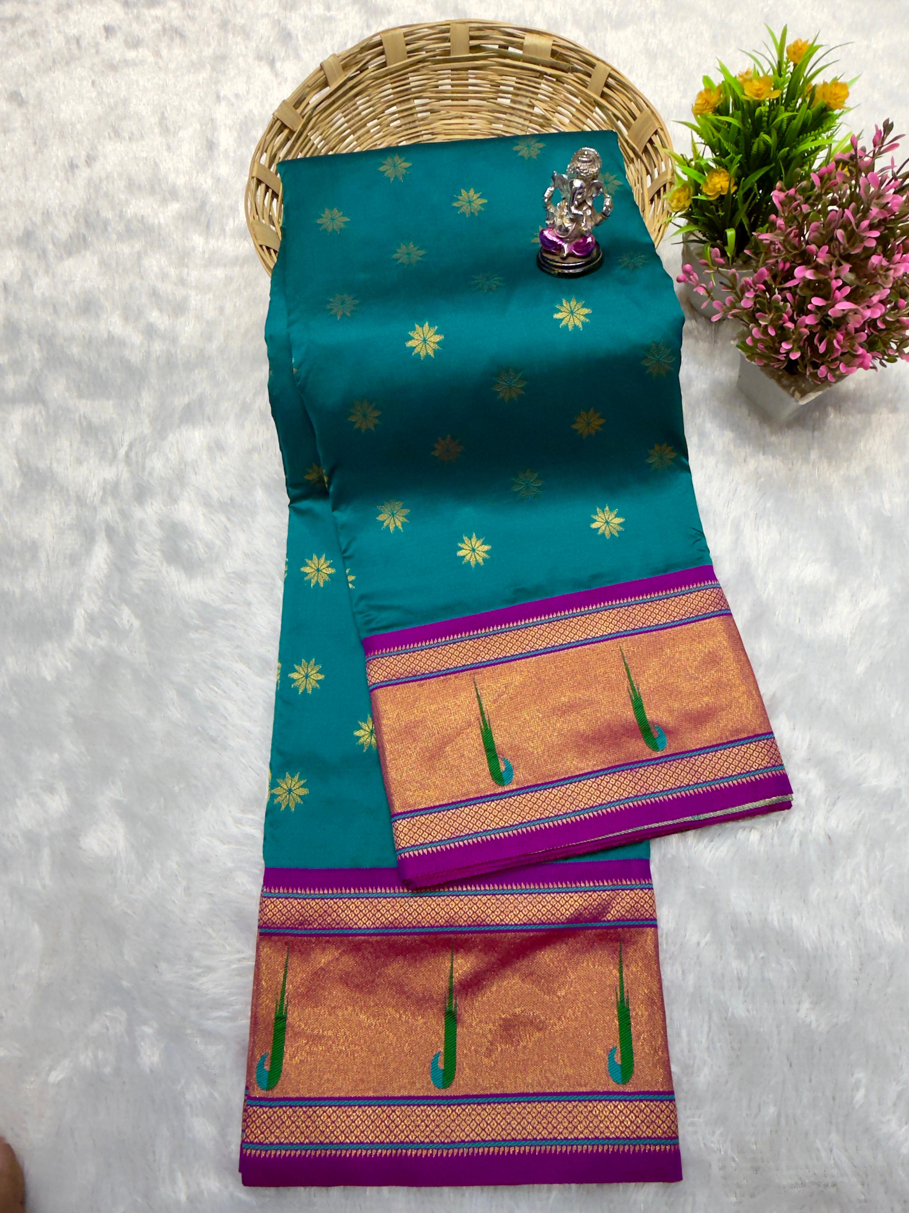 Kadiyal Paithani – Premium Katan Silk Saree