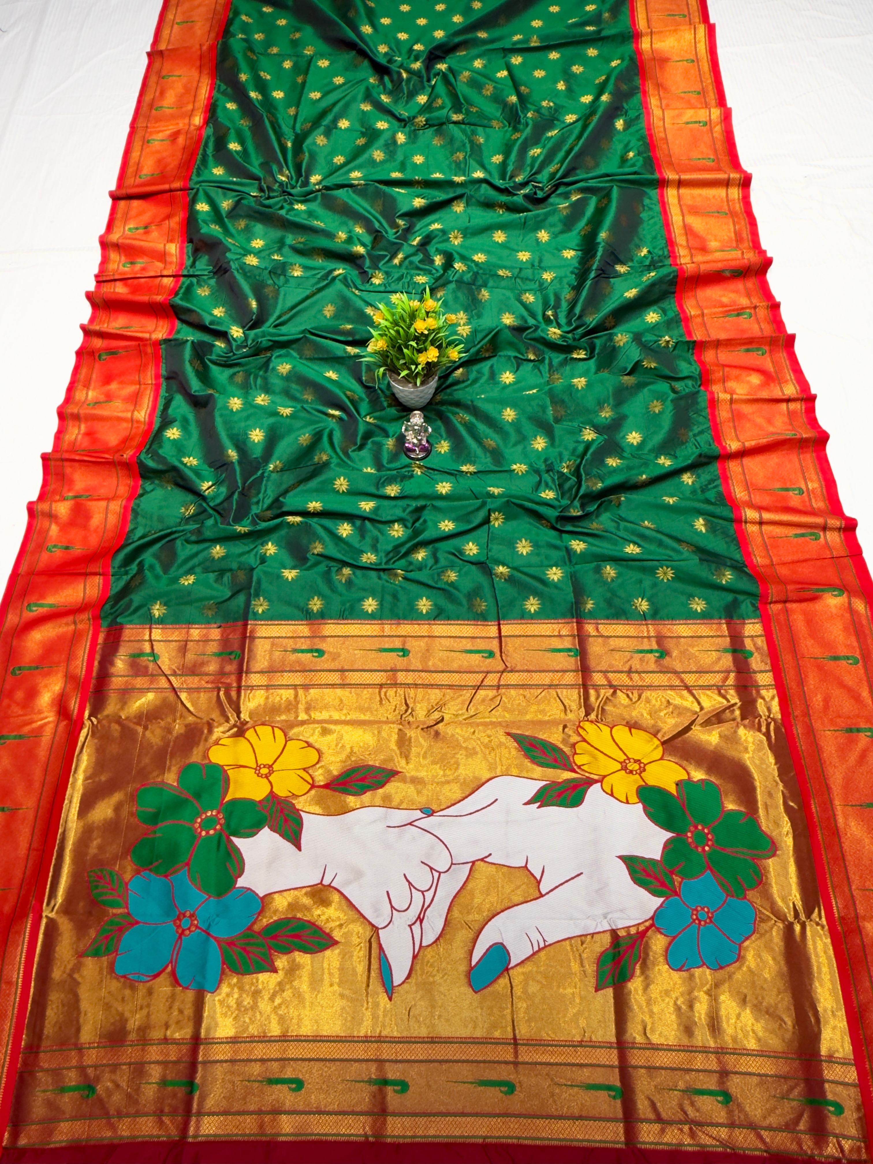 Kadiyal Paithani – Premium Katan Silk Saree
