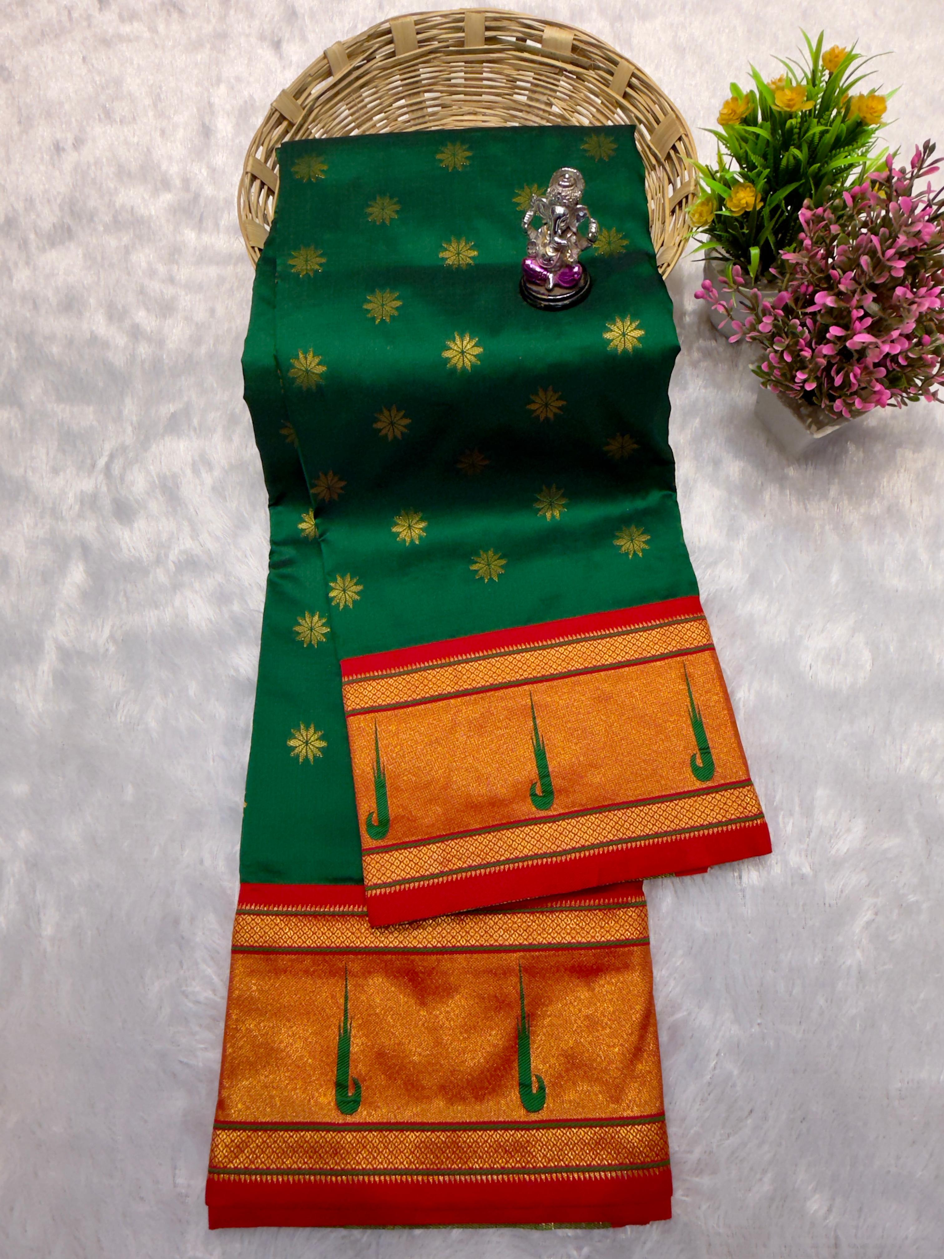 Kadiyal Paithani – Premium Katan Silk Saree