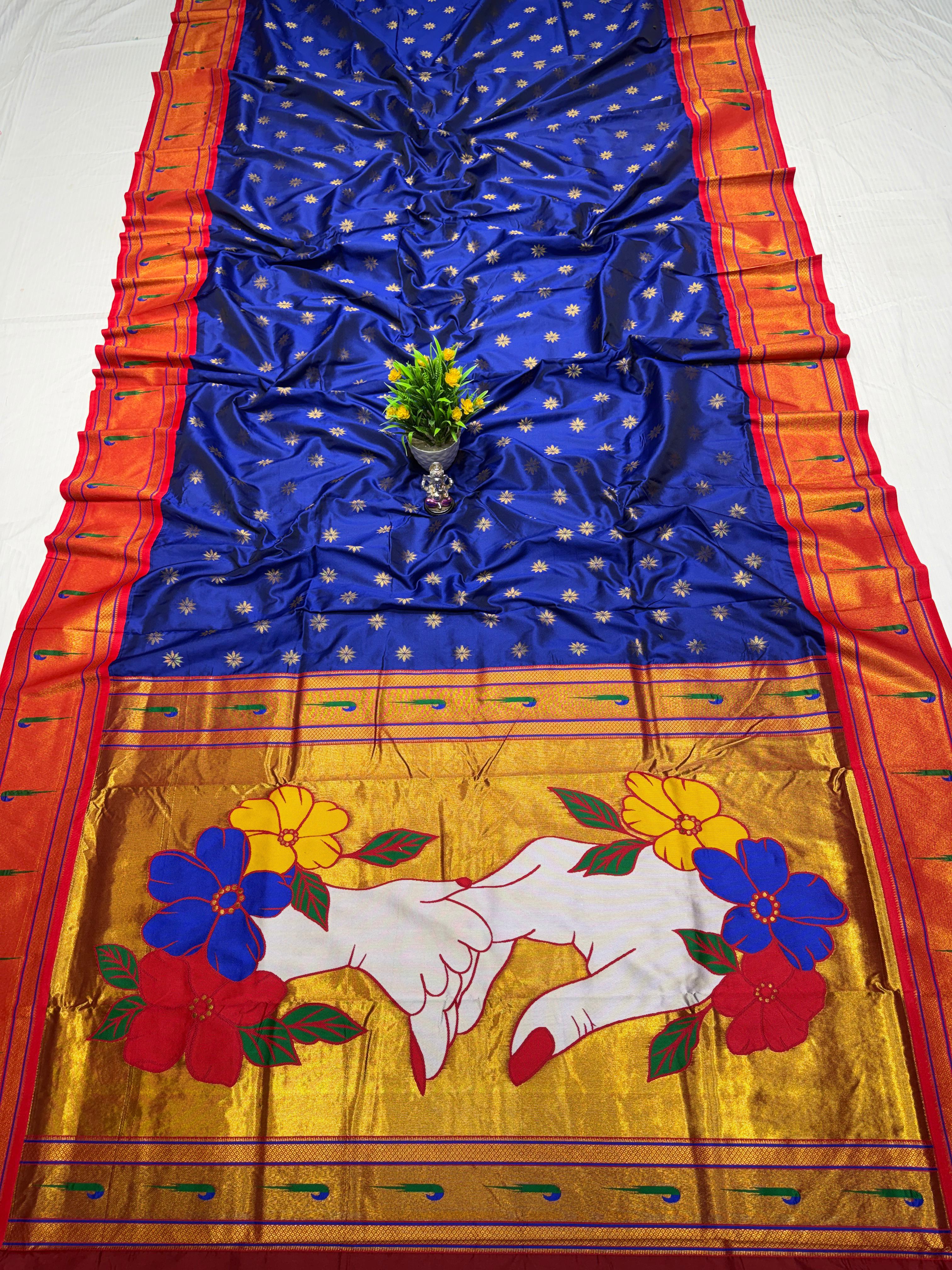 Kadiyal Paithani – Premium Katan Silk Saree