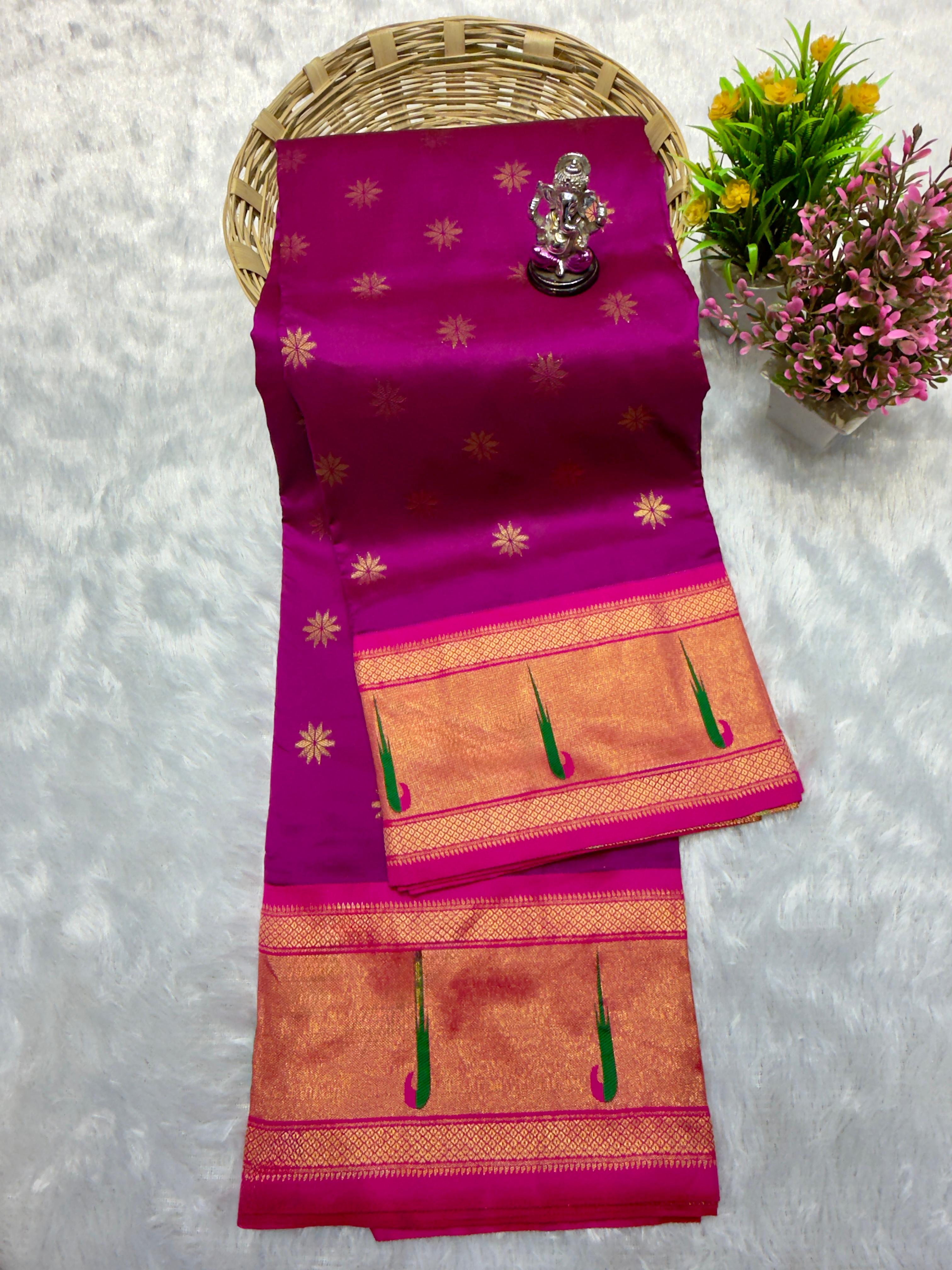 Kadiyal Paithani – Premium Katan Silk Saree