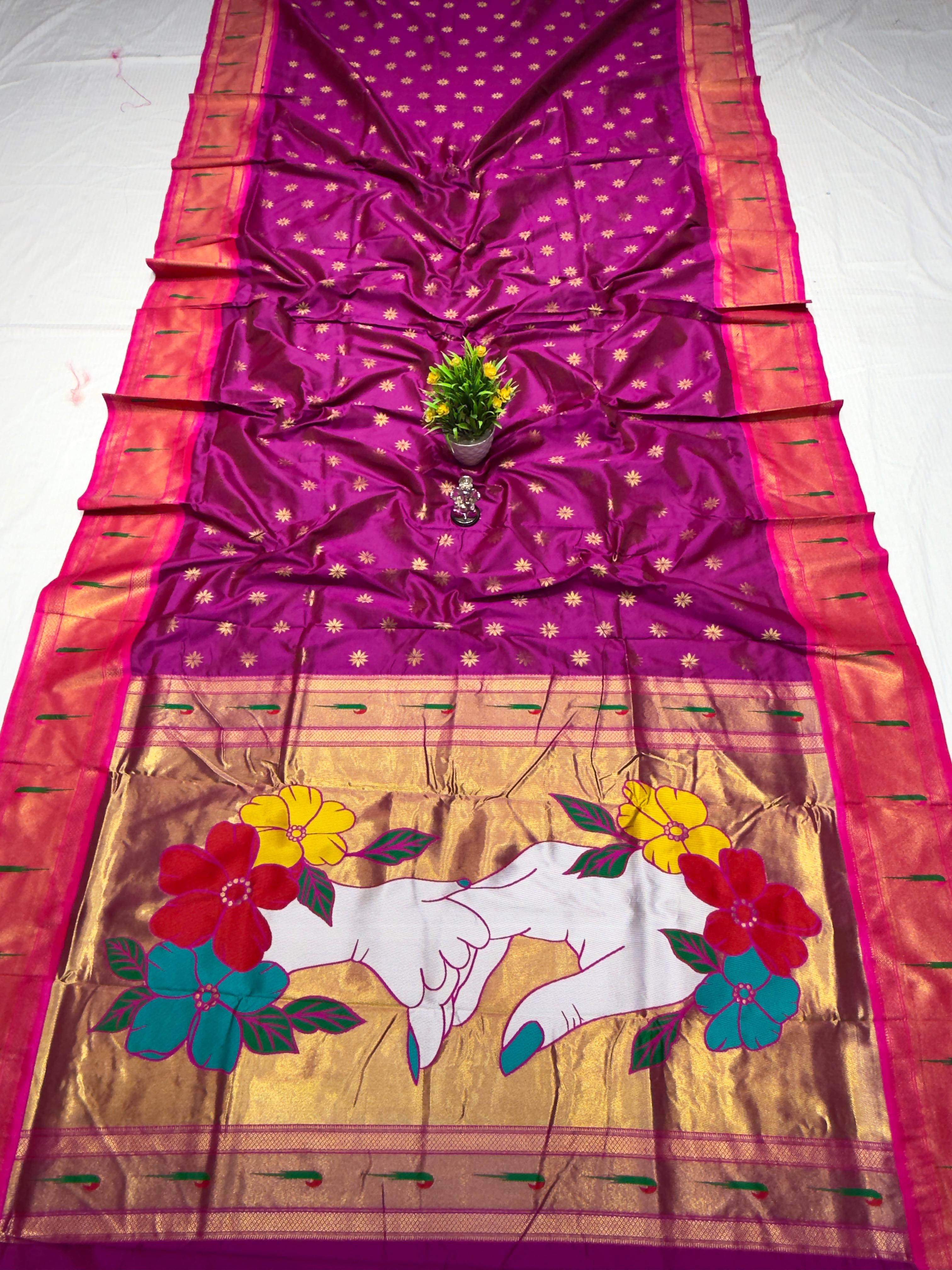 Kadiyal Paithani – Premium Katan Silk Saree