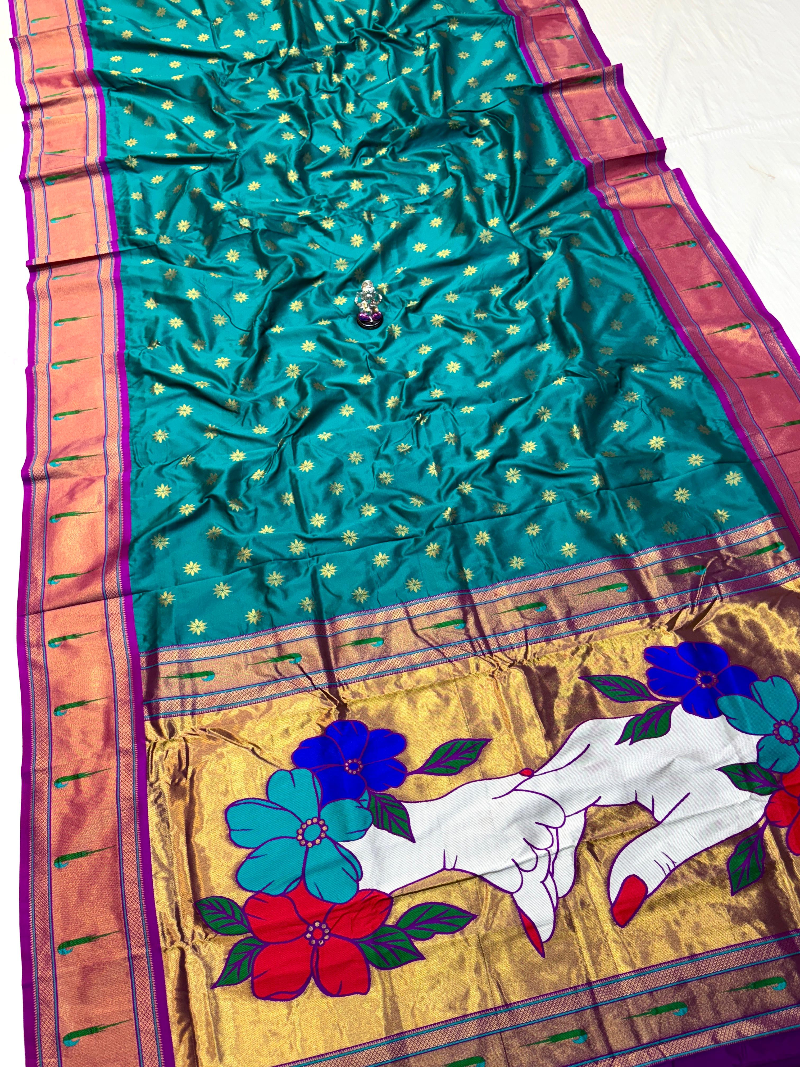 Kadiyal Paithani – Premium Katan Silk Saree
