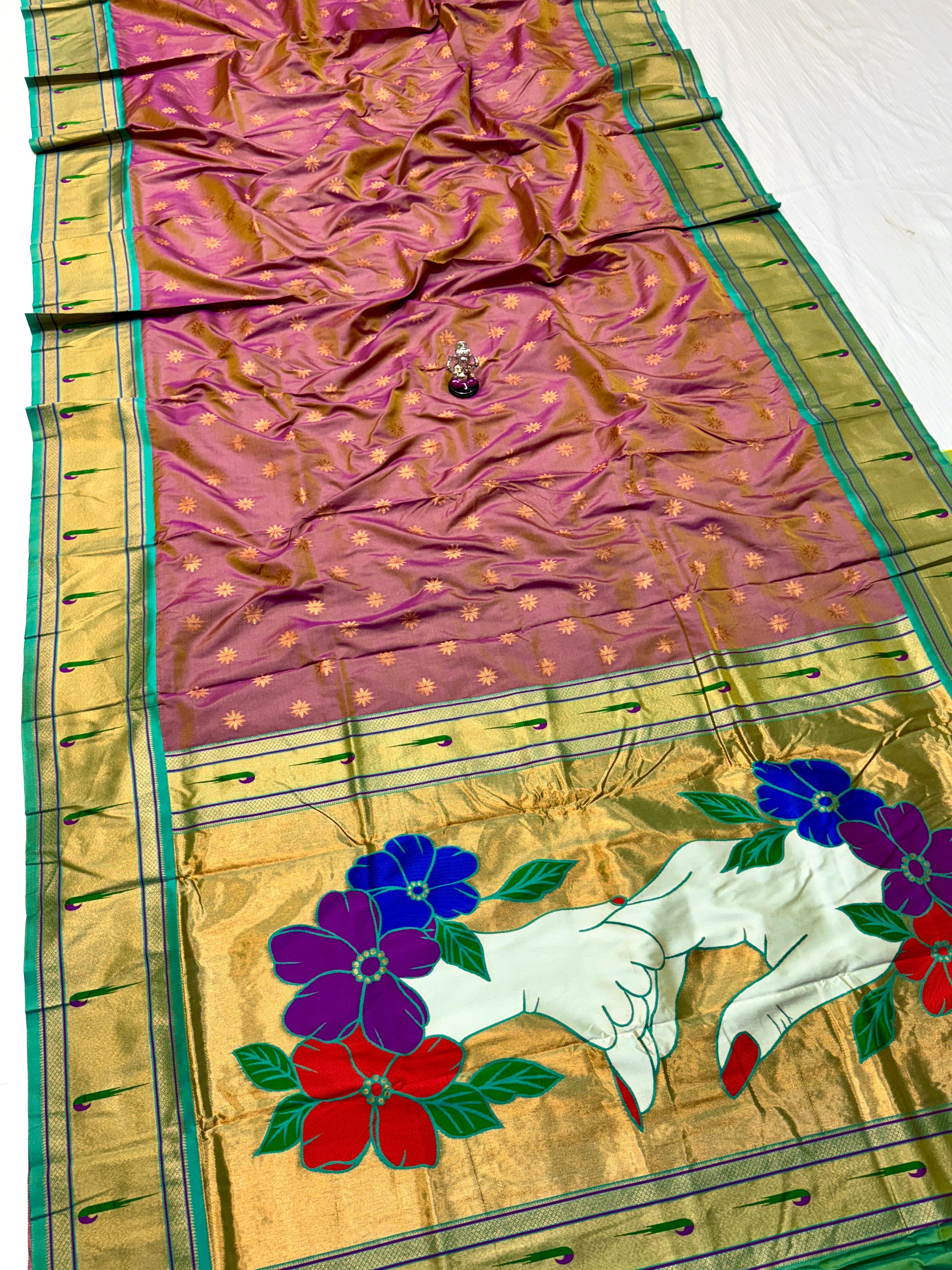 Kadiyal Paithani – Premium Katan Silk Saree
