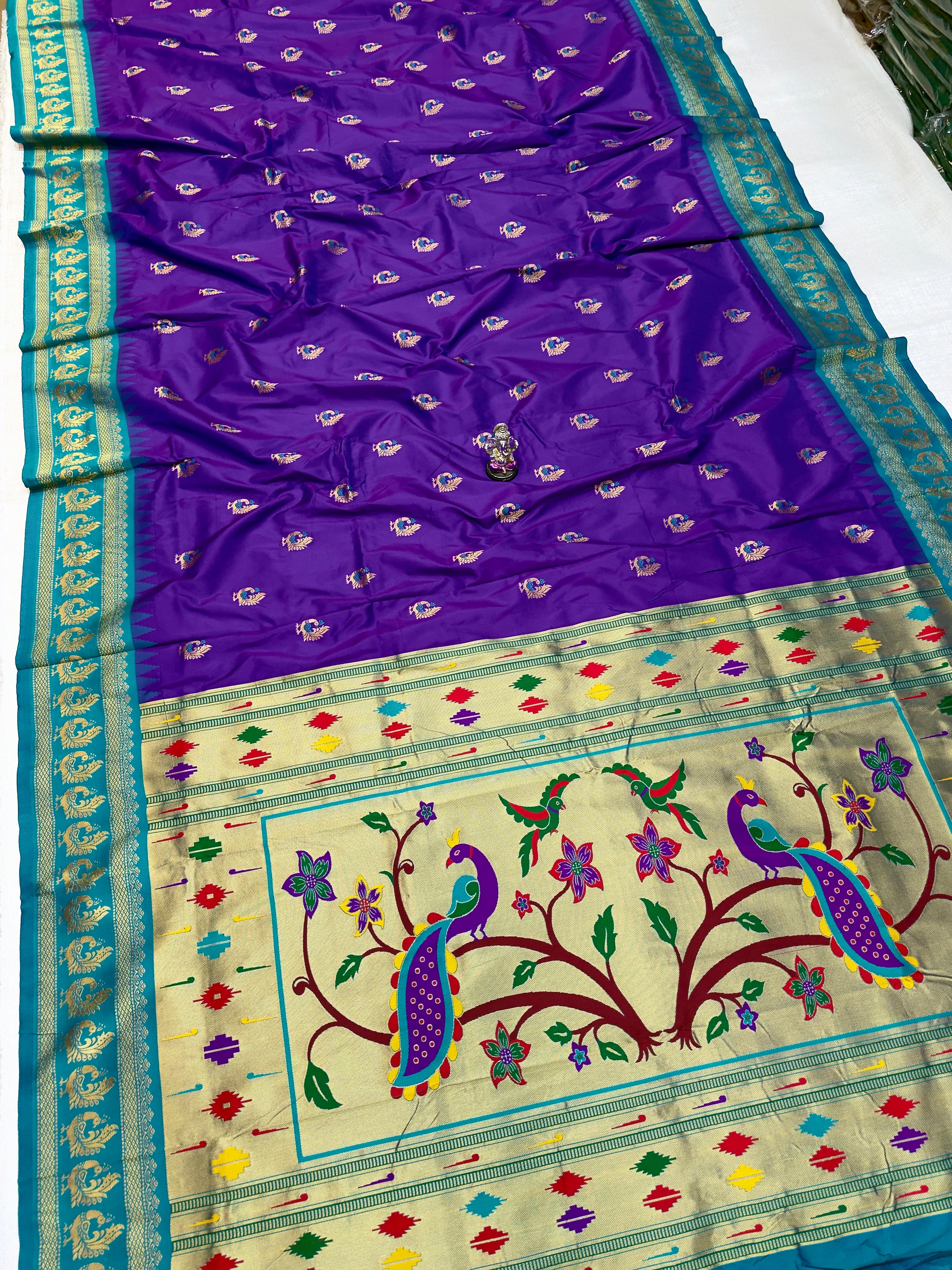 BEAUTIFUL SOFT SILK GADWAL PAITHANI SAREE