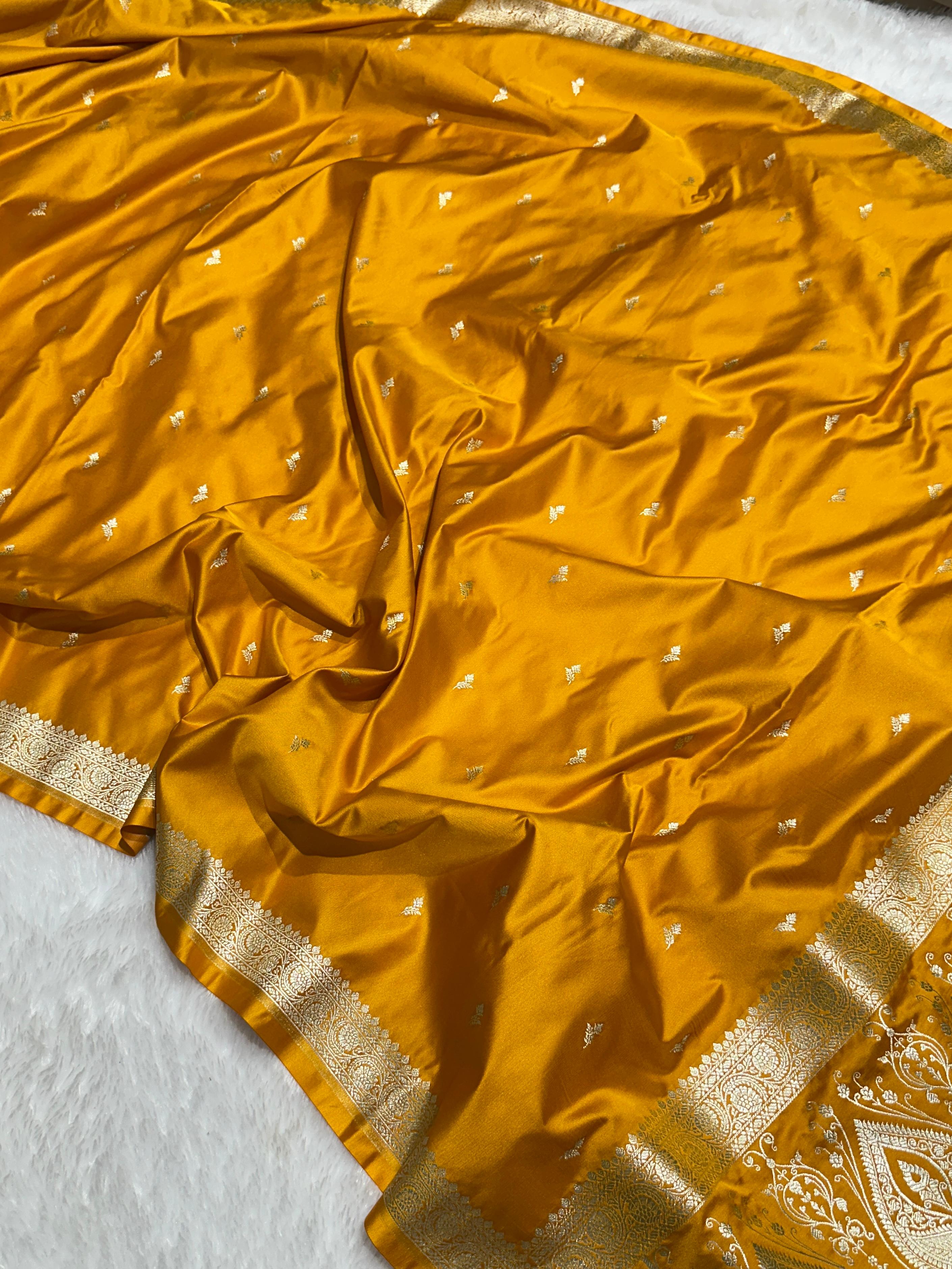Banarasi Handloom Pure Mashru Silk Sarees