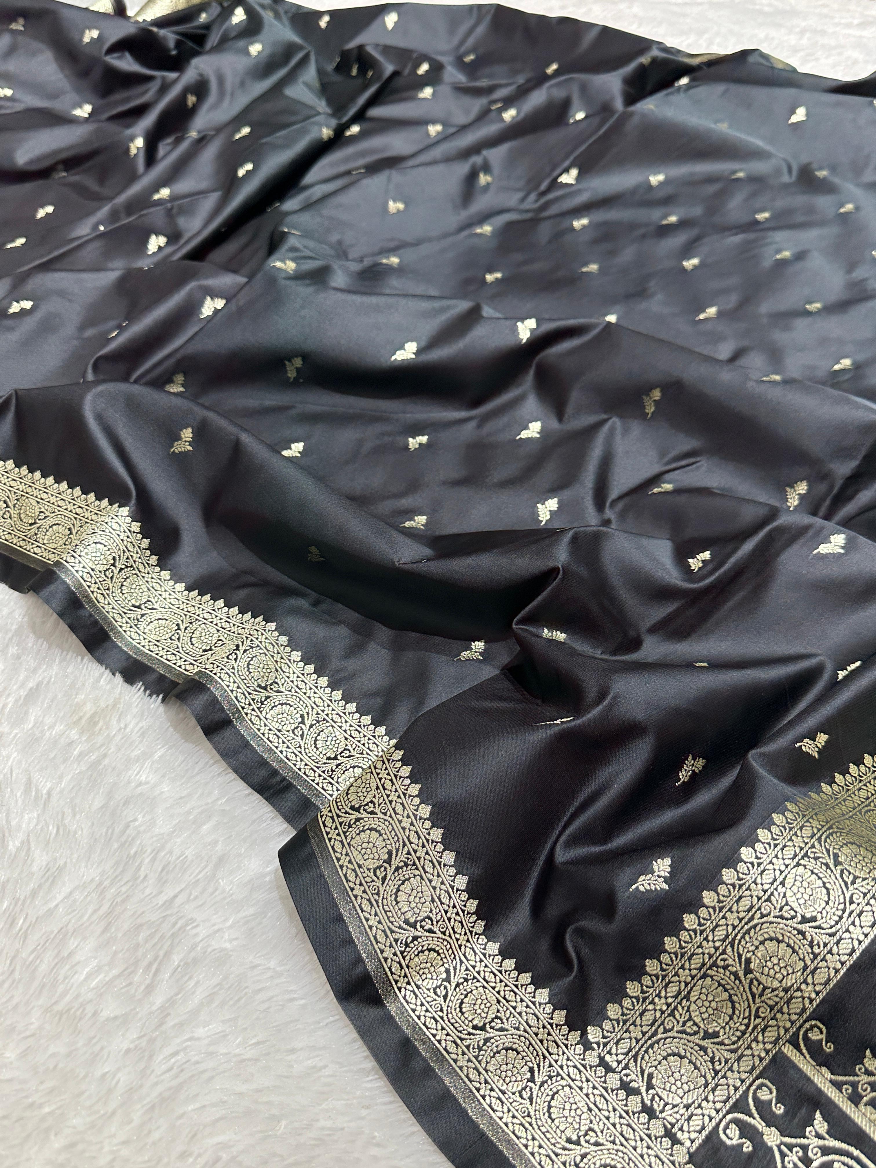 BANARASI HANDLOOM  VERY HIGH QUALITY PURE MASHRU SILK BEAUTIFUL SAREES