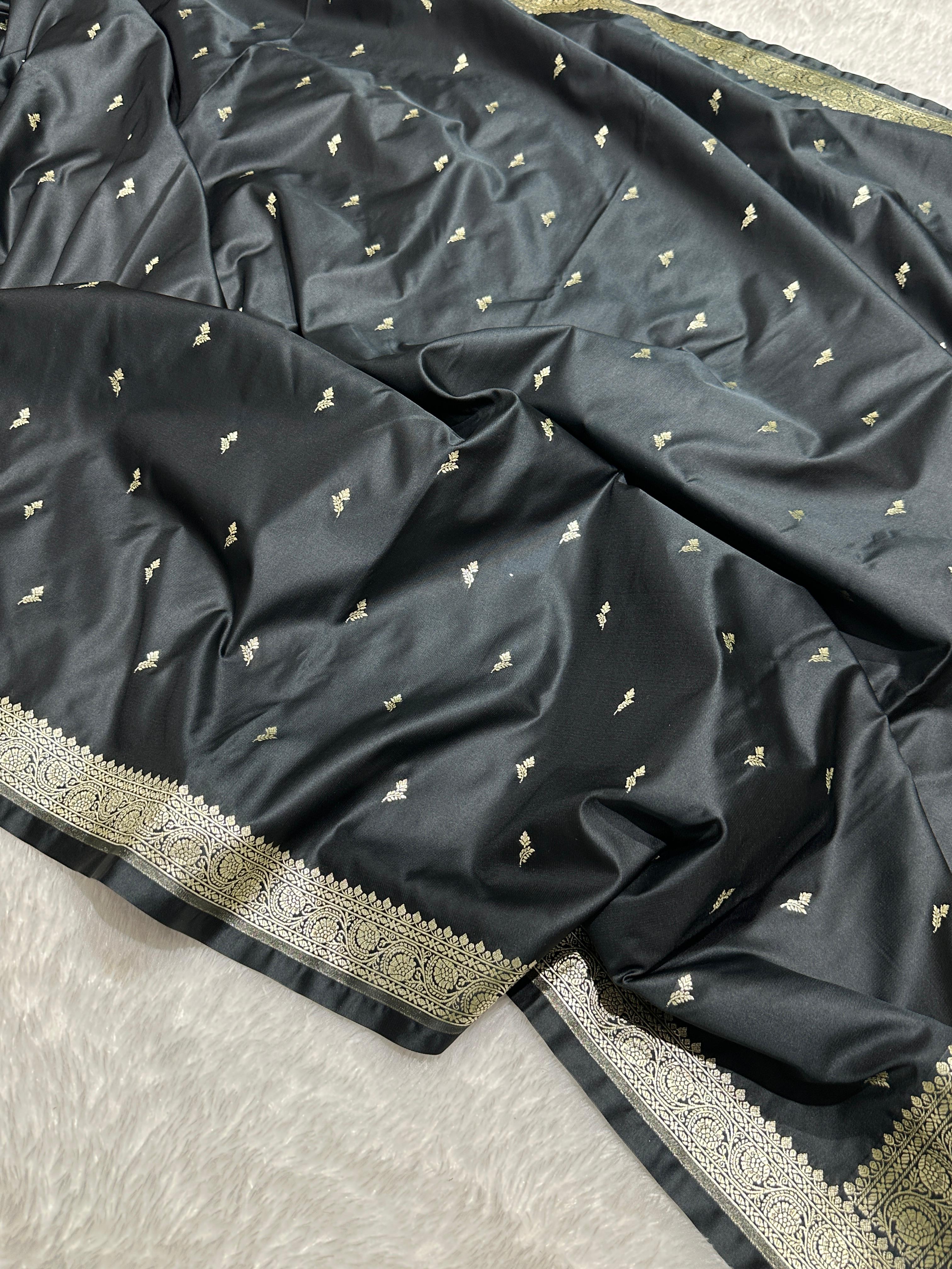 BANARASI HANDLOOM  VERY HIGH QUALITY PURE MASHRU SILK BEAUTIFUL SAREES