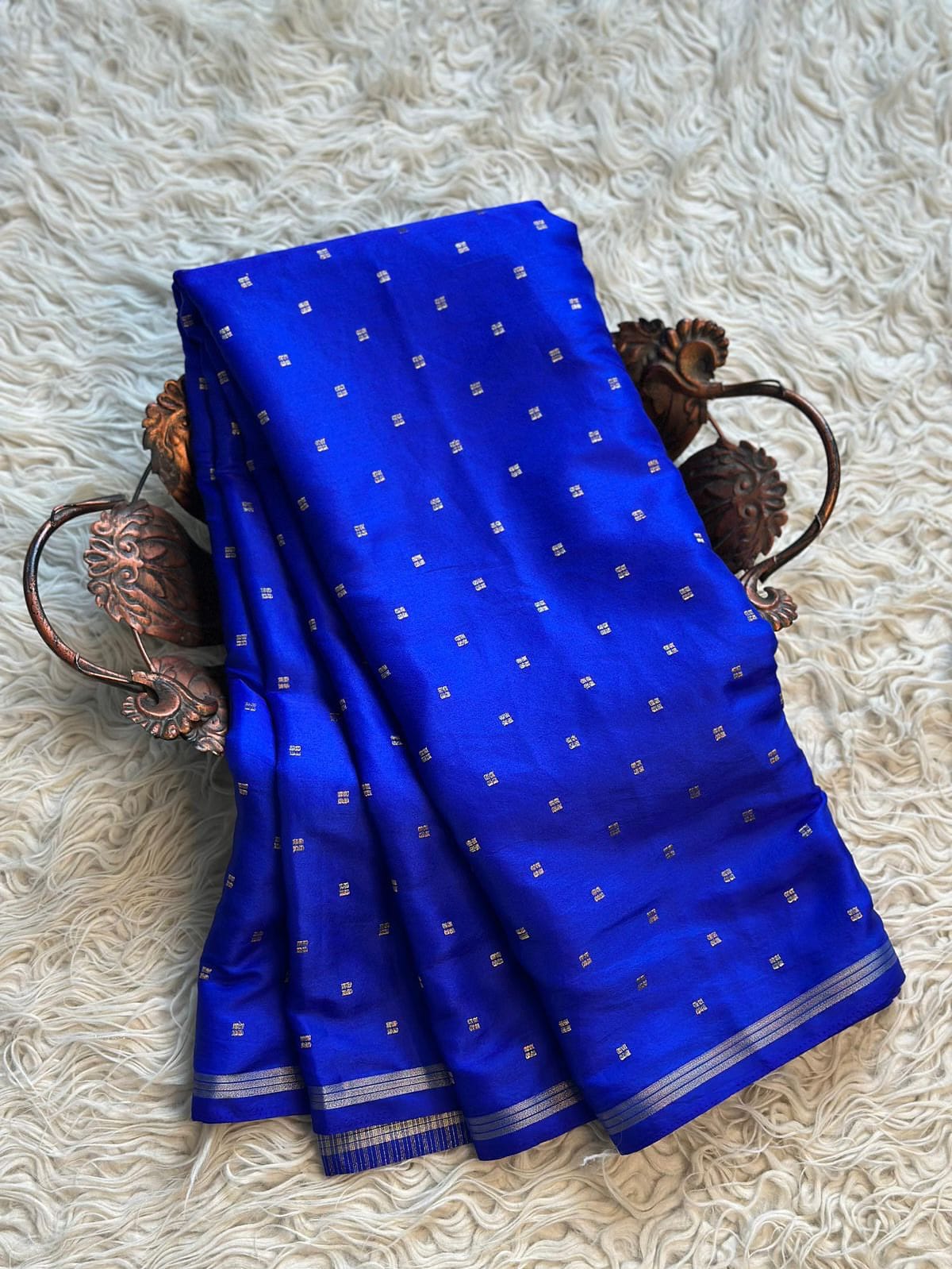 Tropical Charm – Elegant Kota Viscose/Semi Silk Boota Saree