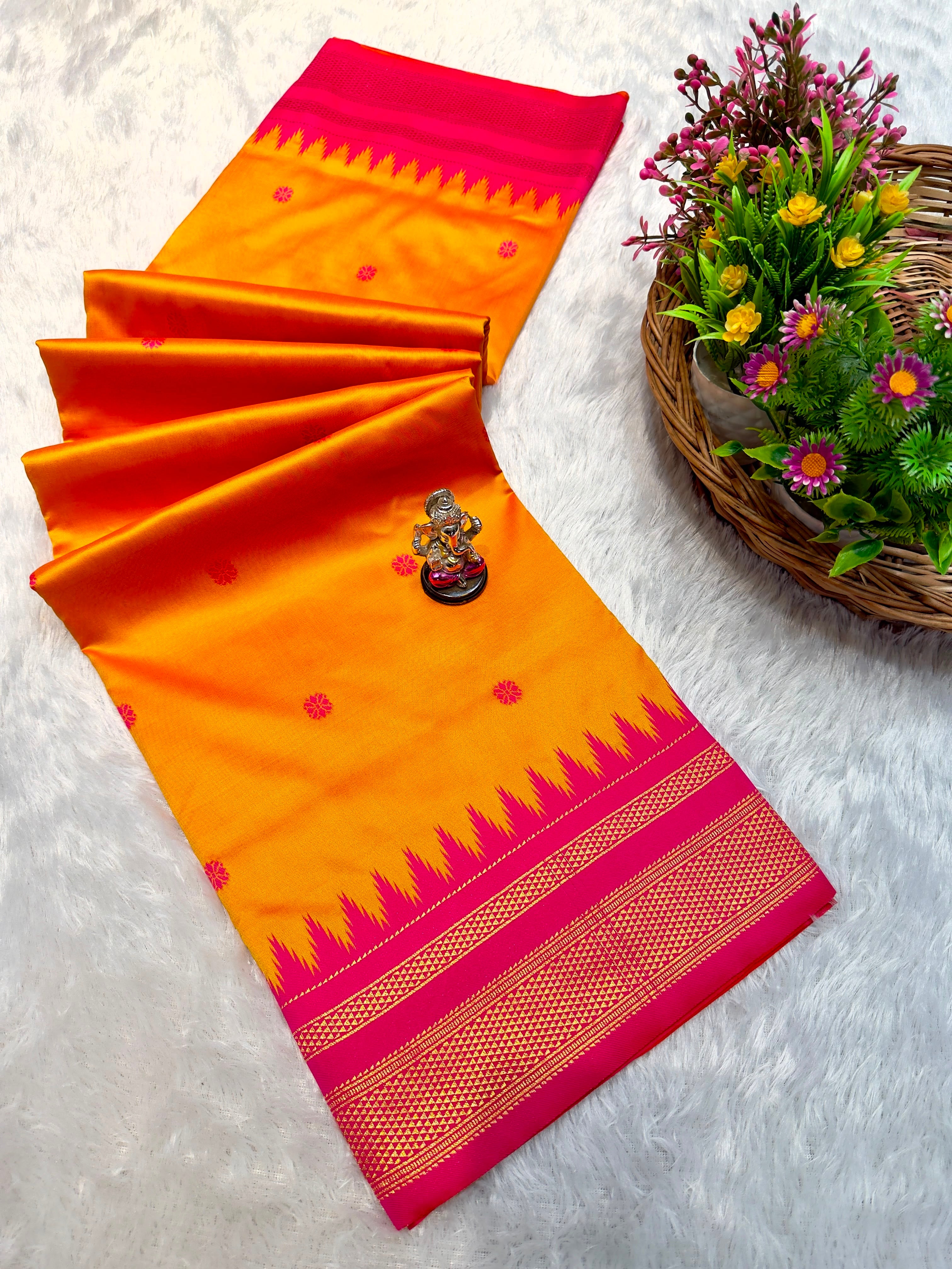 Patola Pallu Irkal Paithani – Premium Katan Silk Saree