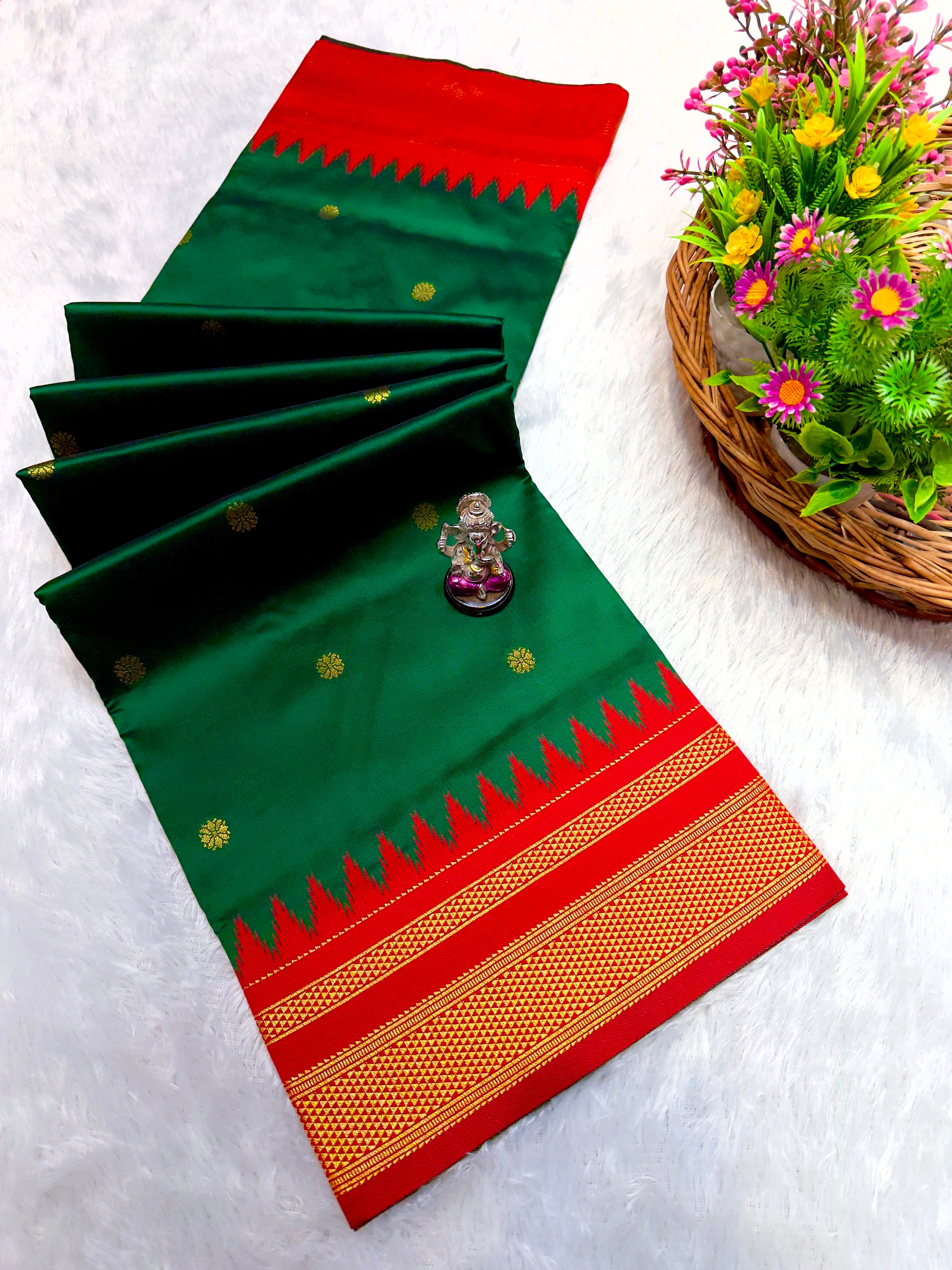 Patola Pallu Irkal Paithani – Premium Katan Silk Saree