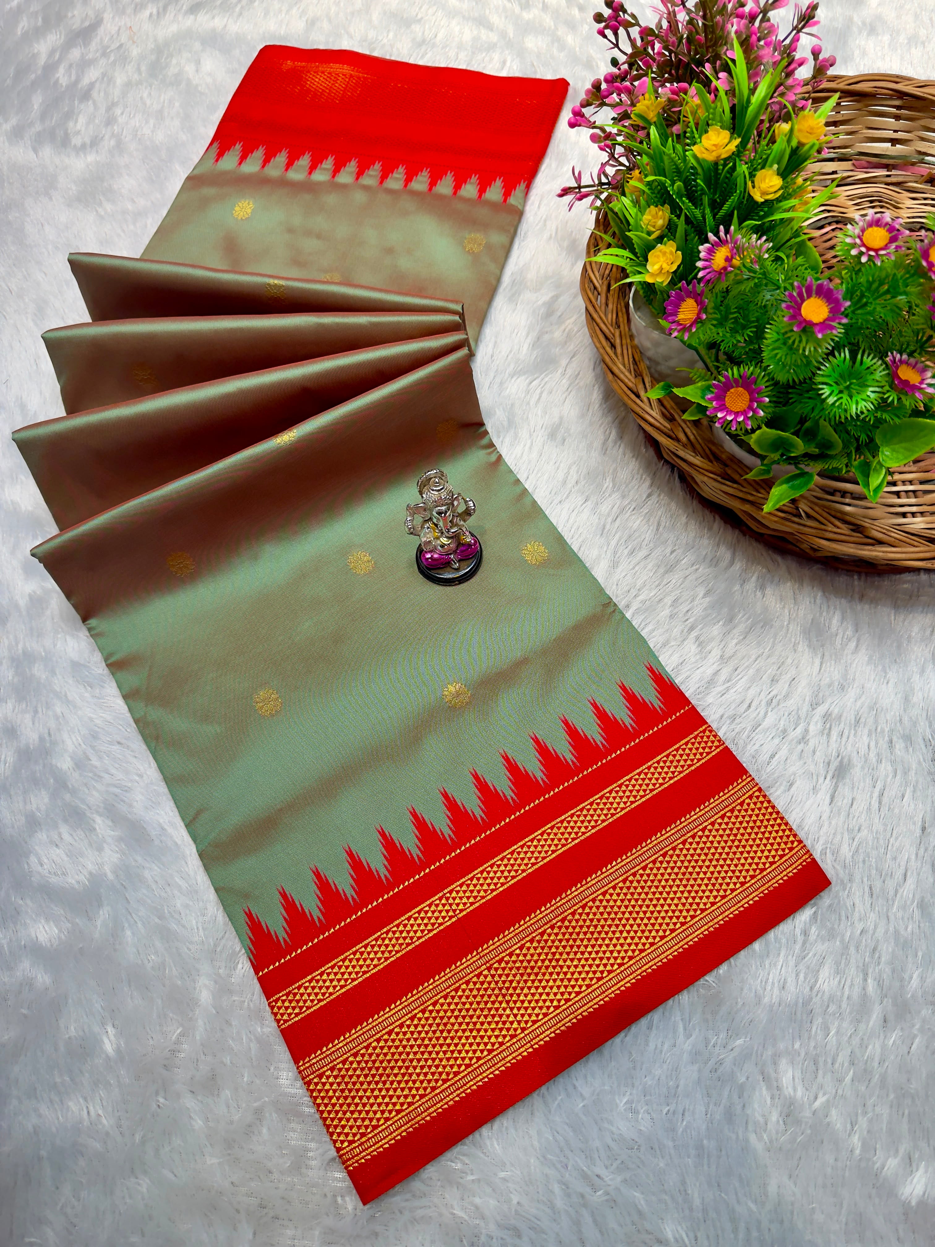 Patola Pallu Irkal Paithani – Premium Katan Silk Saree