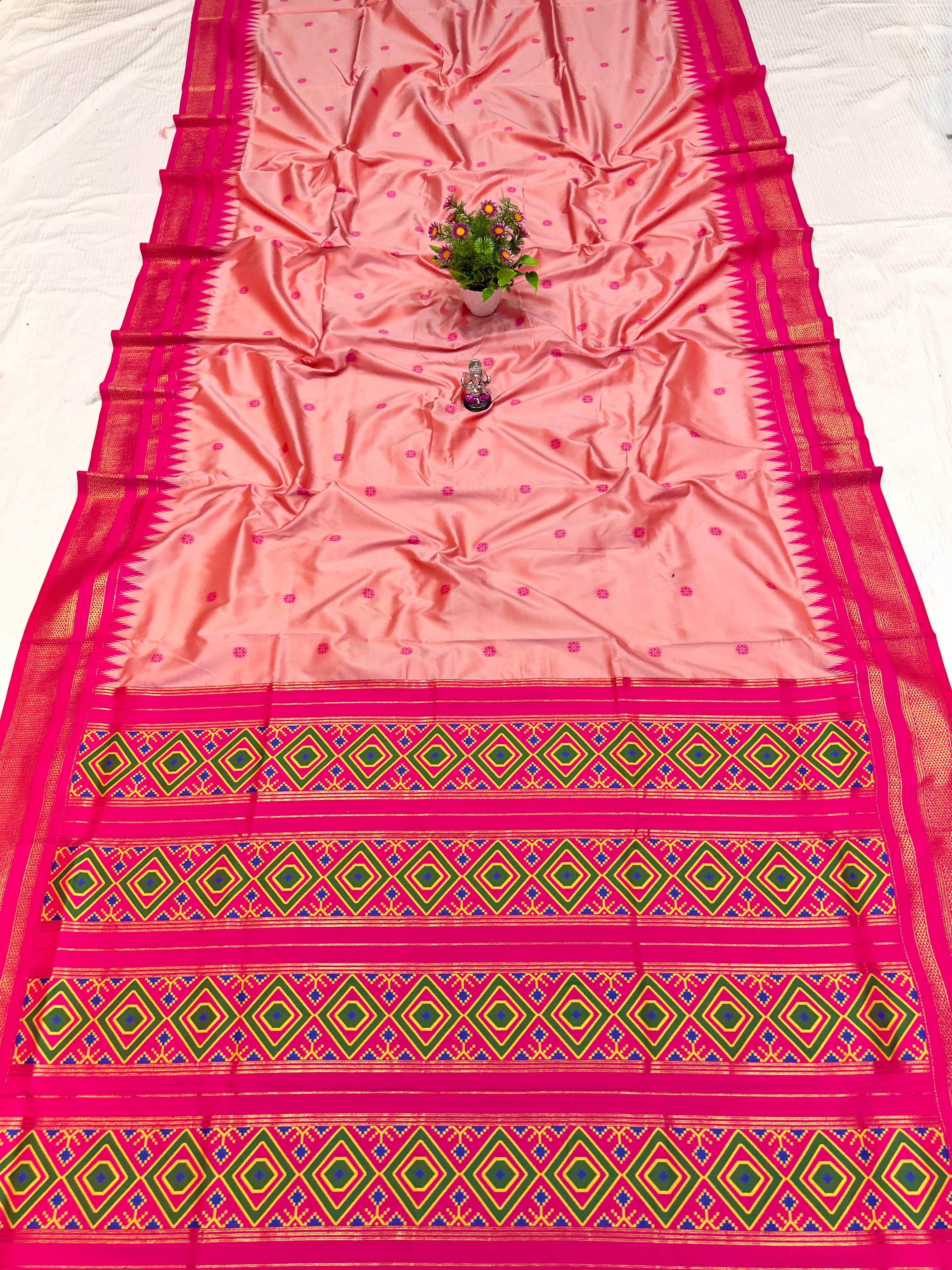 Patola Pallu Irkal Paithani – Premium Katan Silk Saree