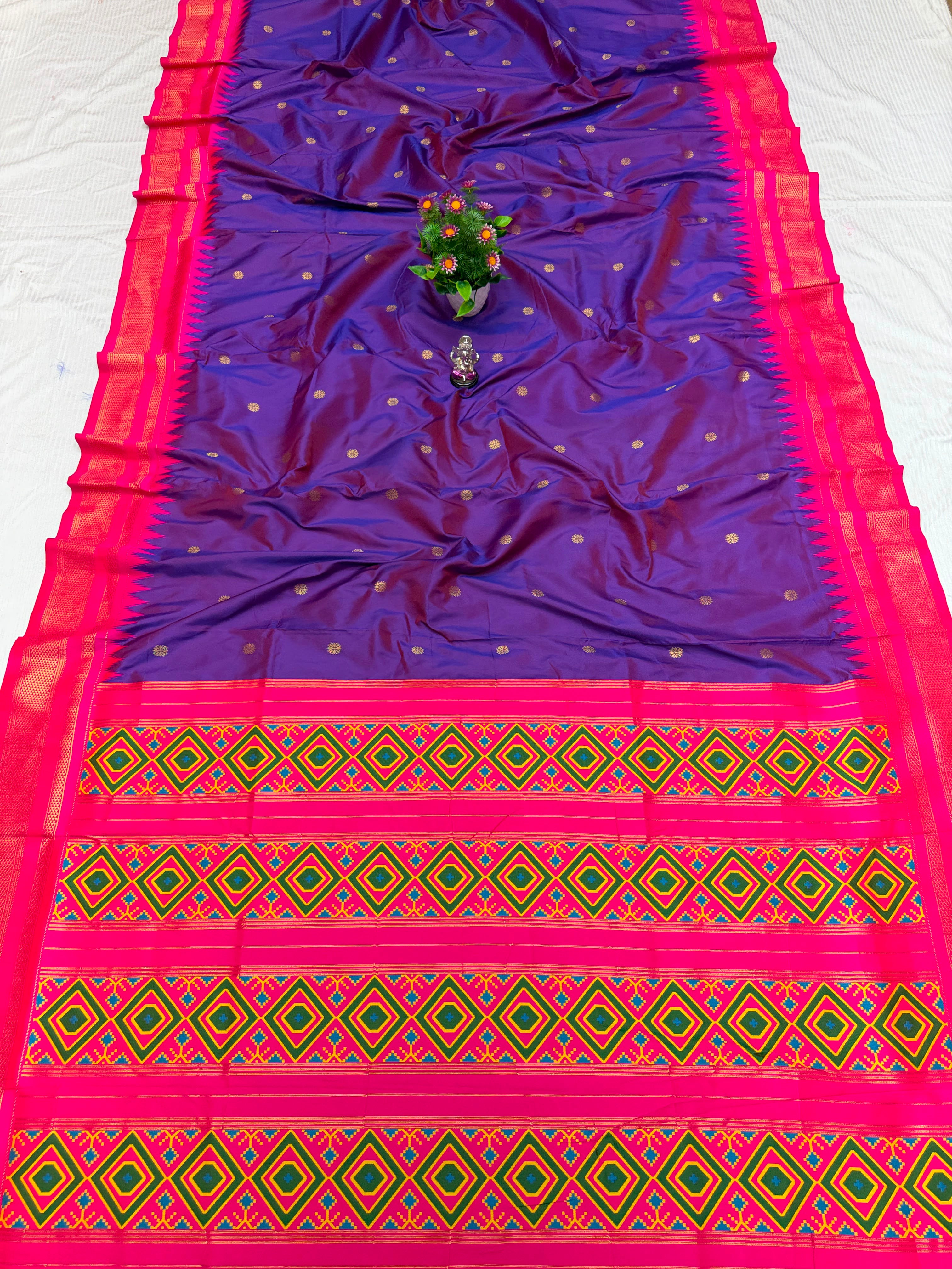 Patola Pallu Irkal Paithani – Premium Katan Silk Saree