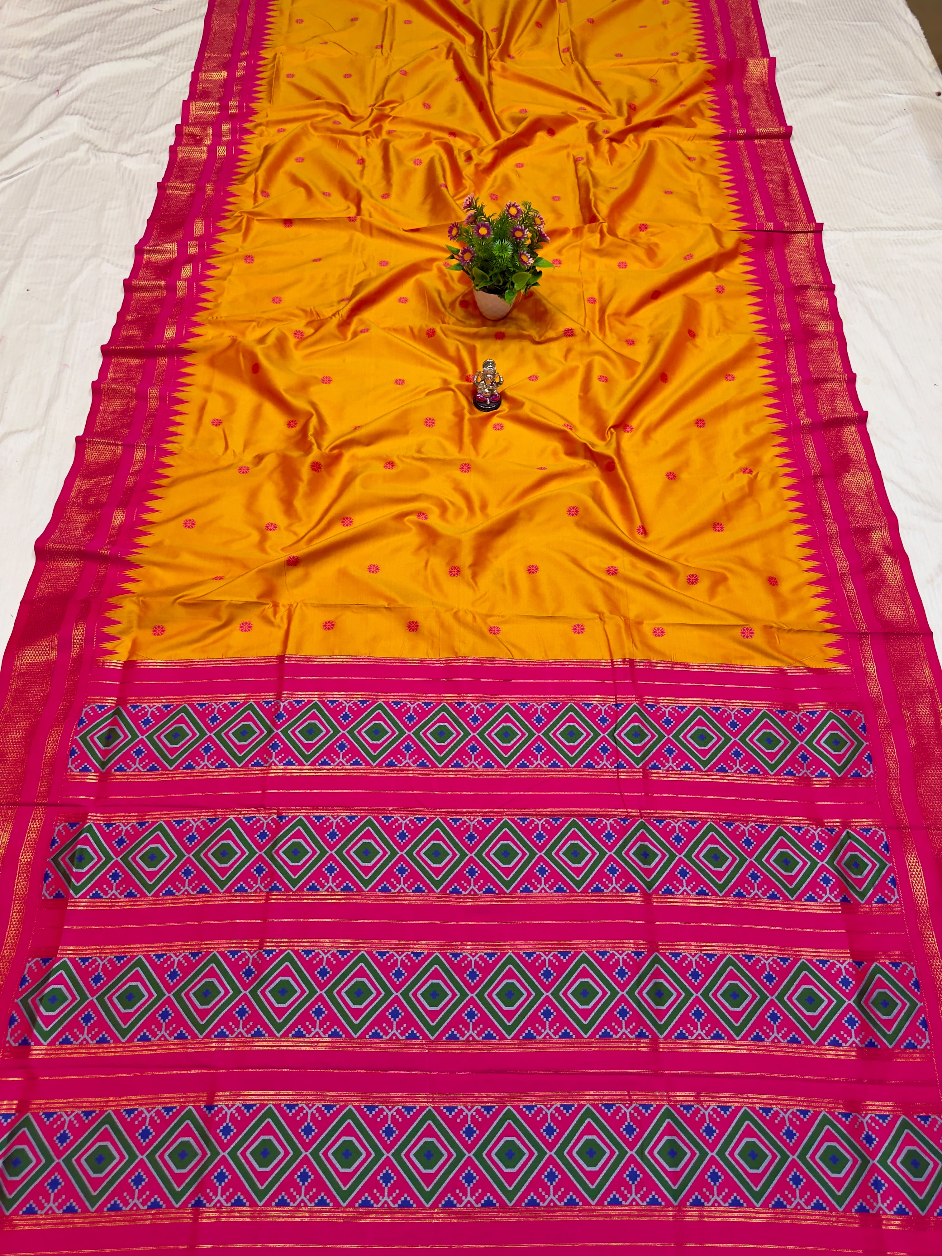 Patola Pallu Irkal Paithani – Premium Katan Silk Saree