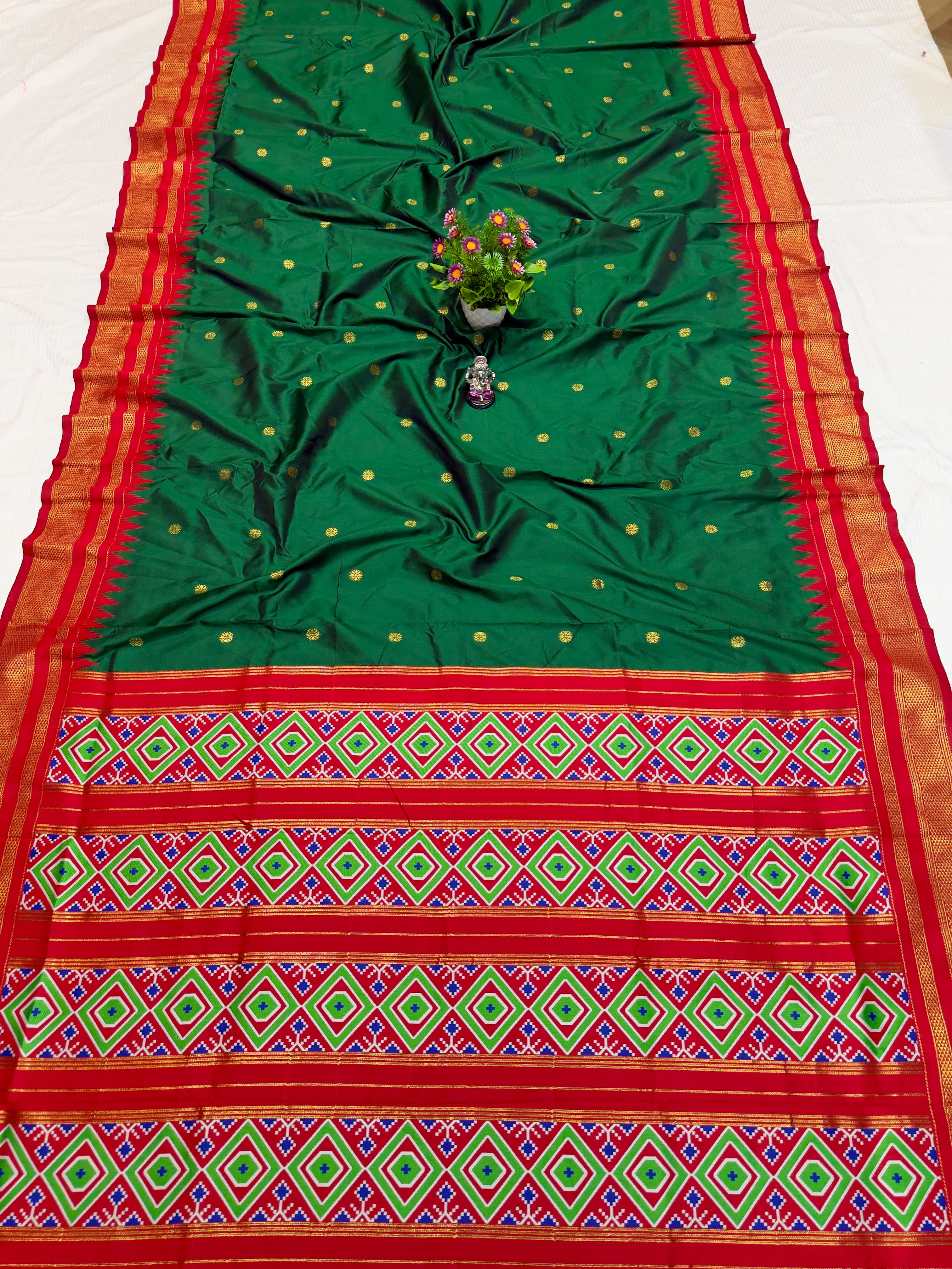 Patola Pallu Irkal Paithani – Premium Katan Silk Saree