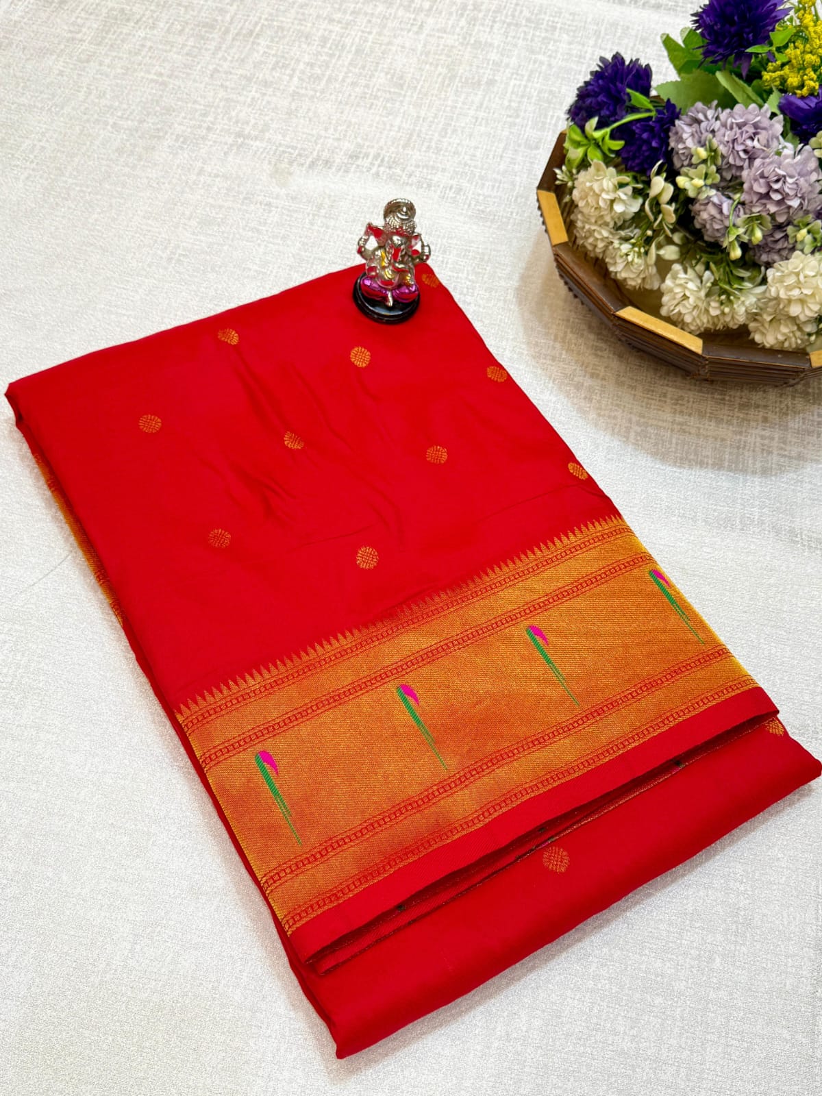 Adi Shakti Paithani – Premium Katan Silk Saree