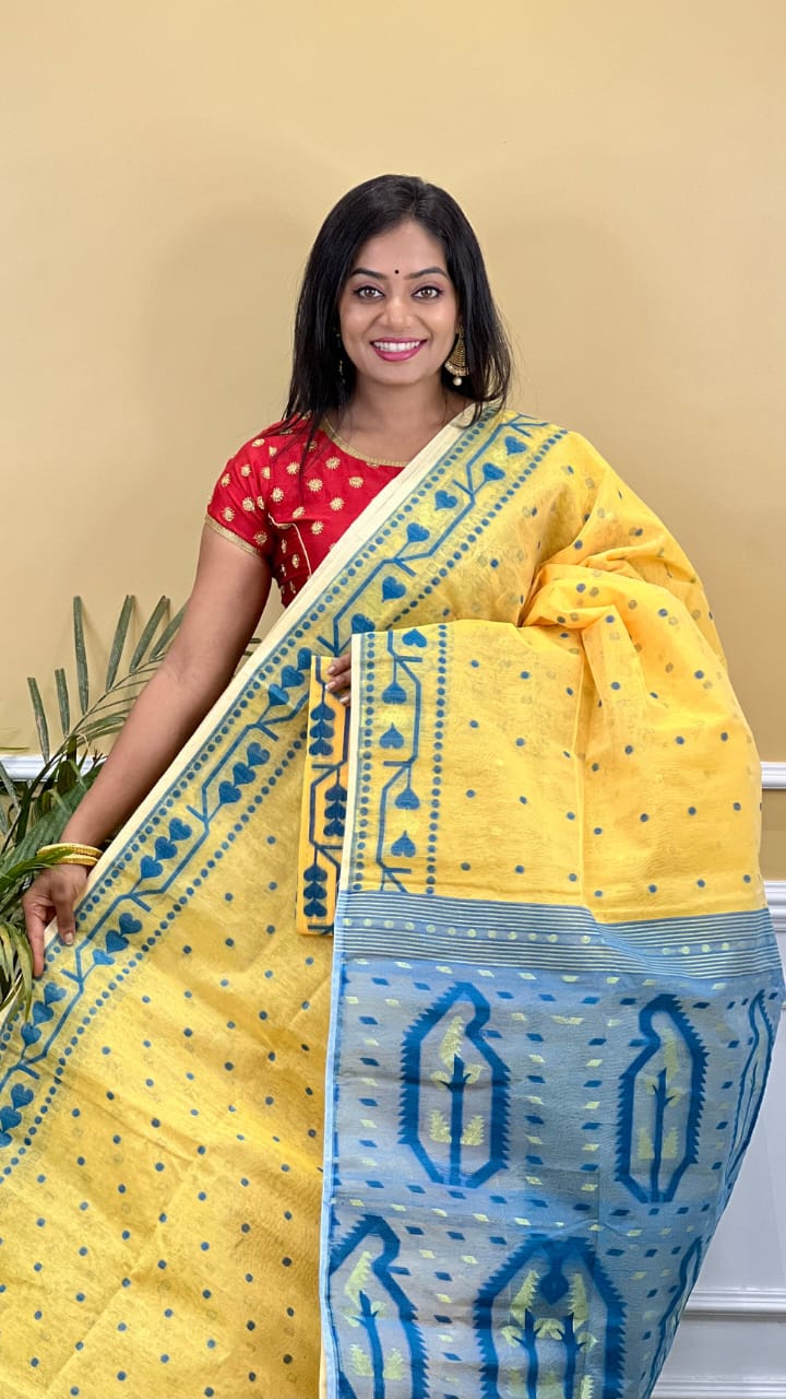 Charulota Soft Dhakai Jamdani Saree