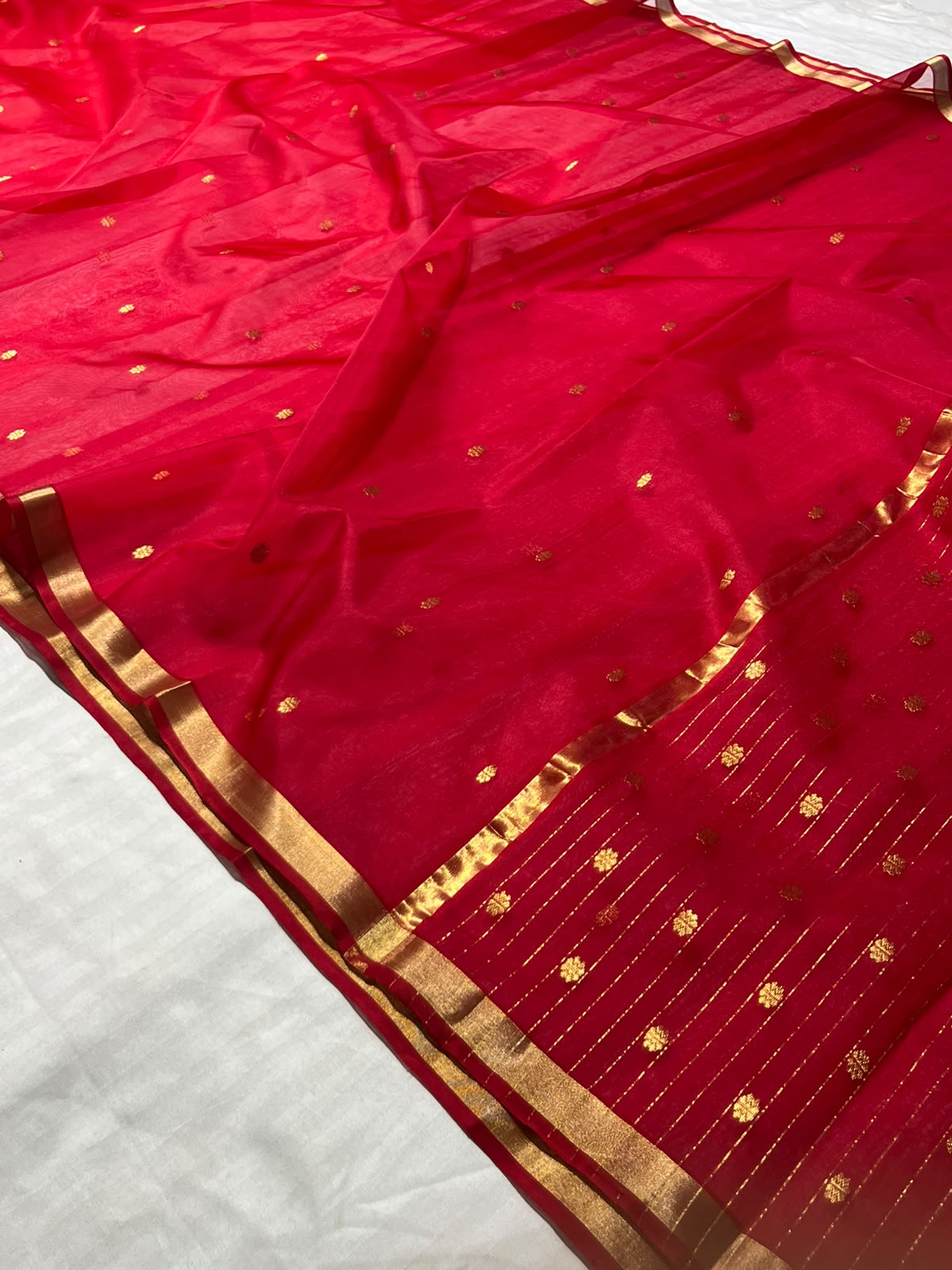 Premium Katan Silk Saree with Elegant Small Zari Border
