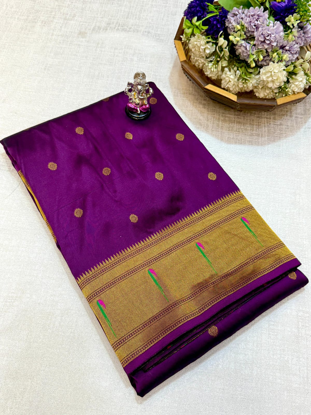 Adi Shakti Paithani – Premium Katan Silk Saree