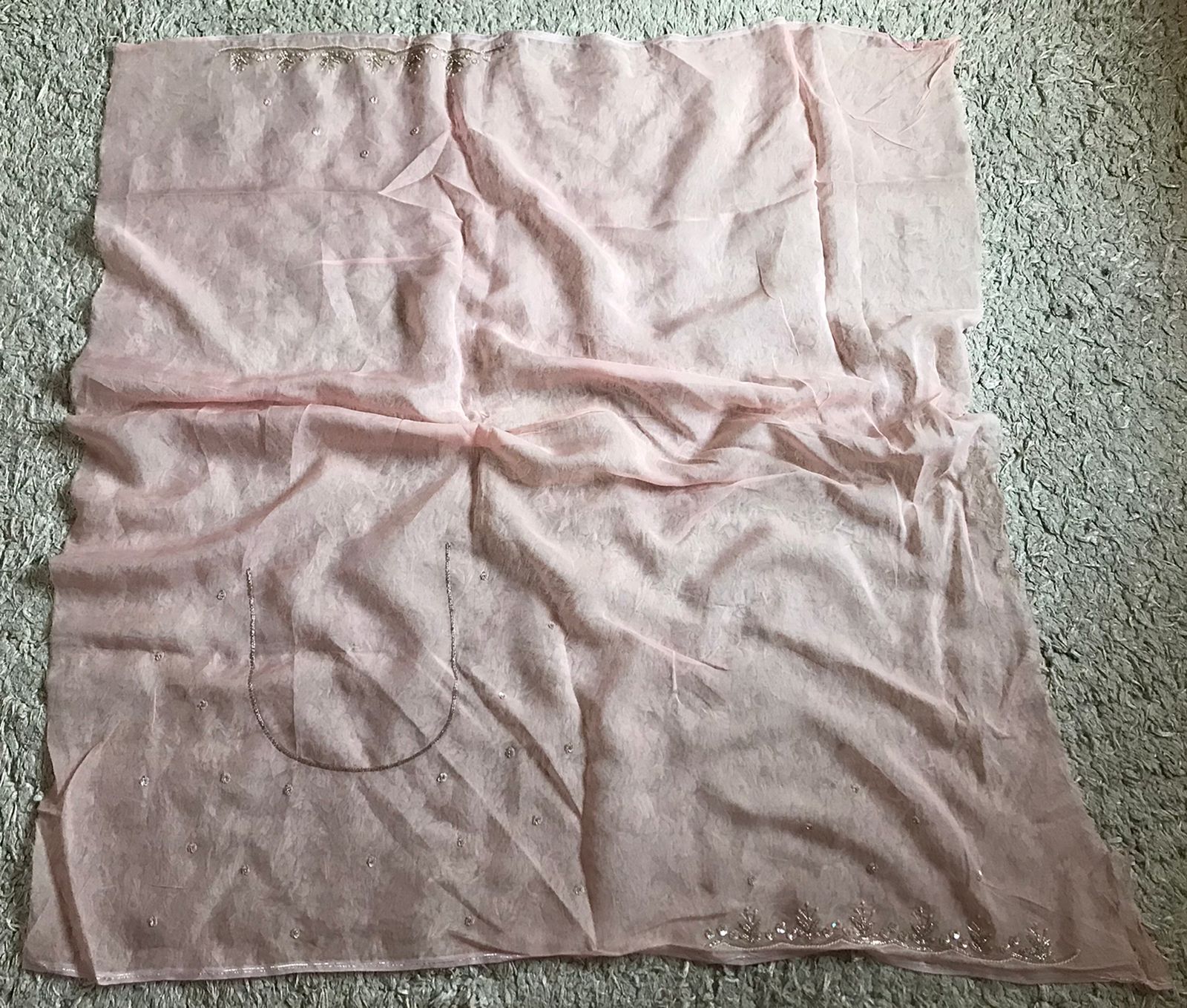 Premium Pure Organza Silk Handwork Saree